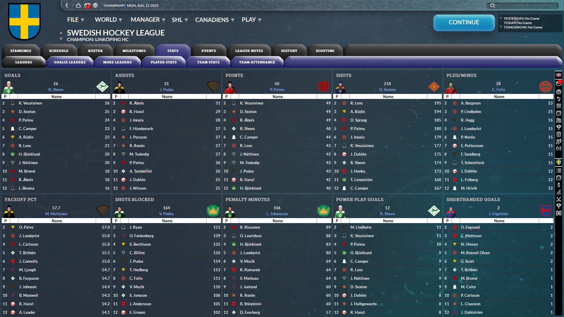 Скриншот: Franchise Hockey Manager 9