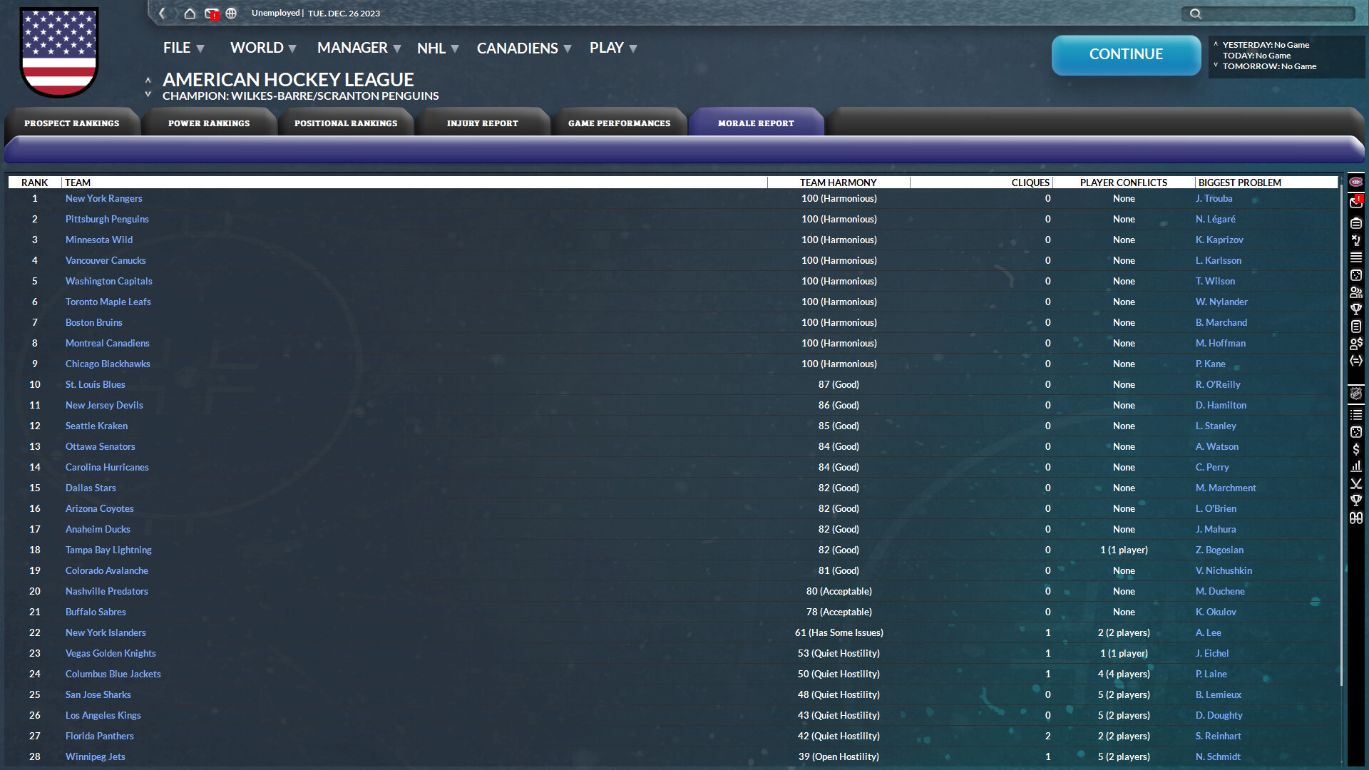 Скриншот: Franchise Hockey Manager 9