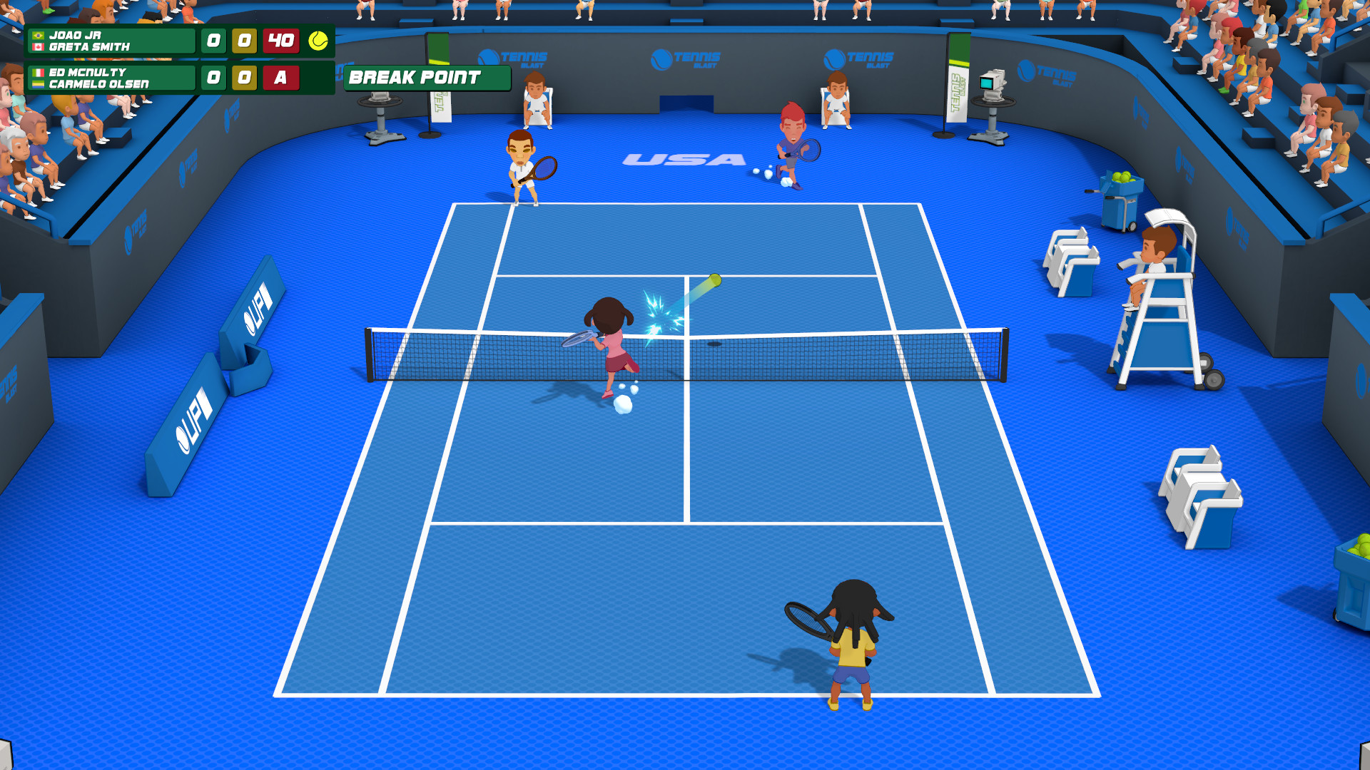 Скриншот: Super Tennis Blast