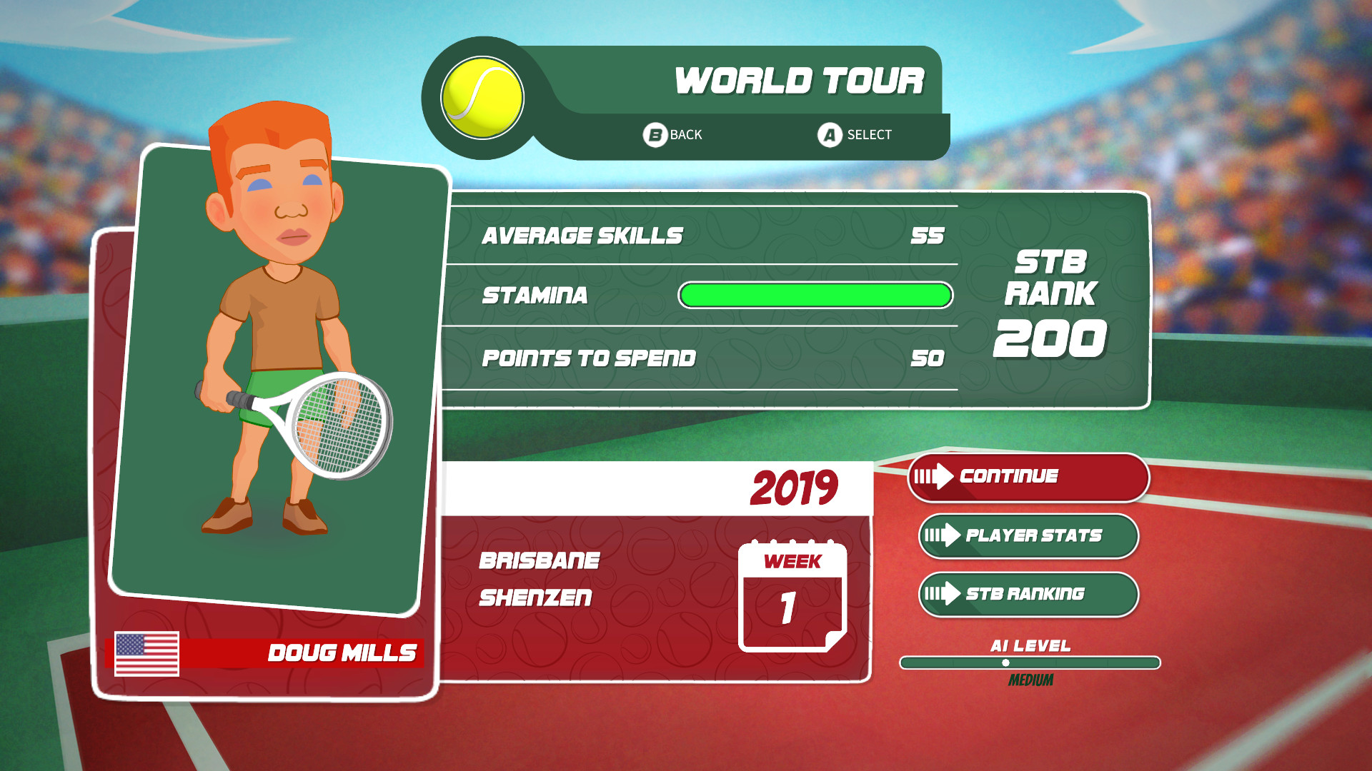 Скриншот: Super Tennis Blast