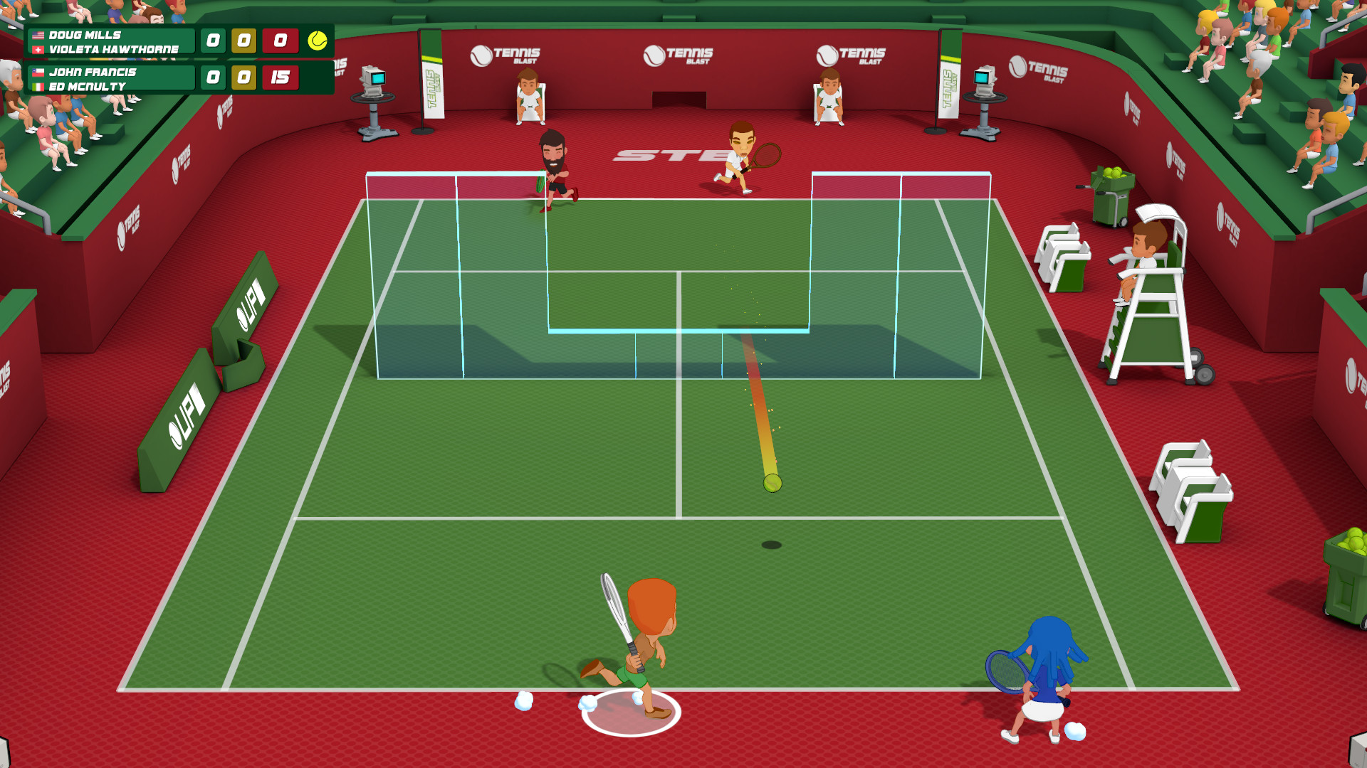 Скриншот: Super Tennis Blast