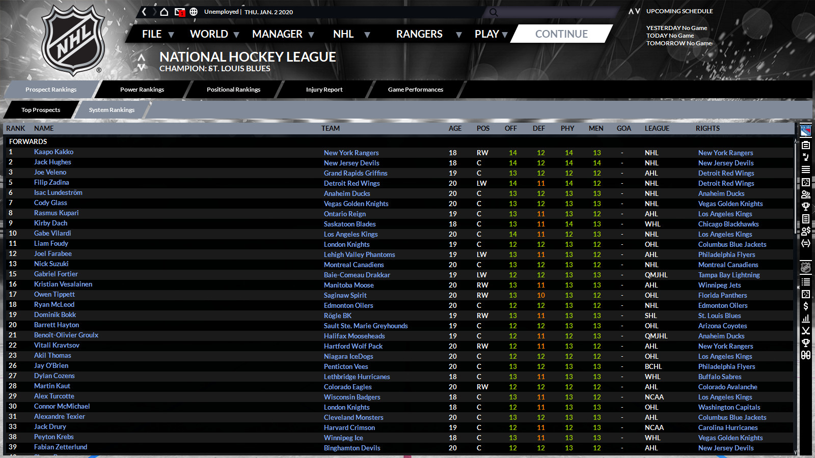 Скриншот: Franchise Hockey Manager 6