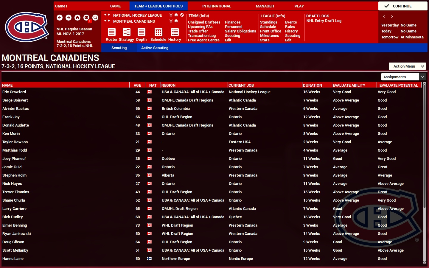 Скриншот: Franchise Hockey Manager 4