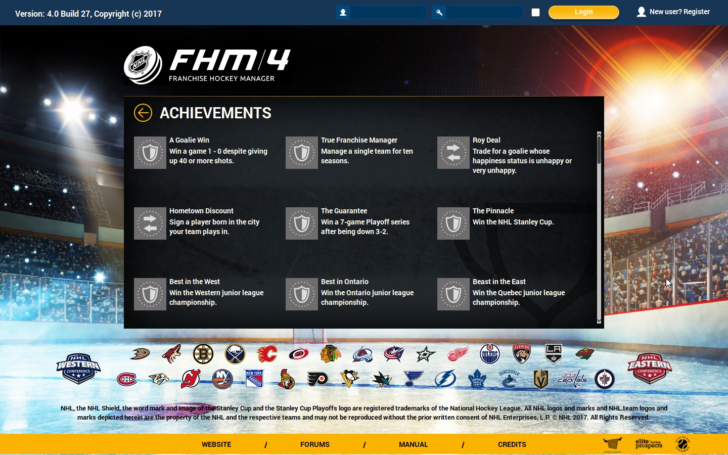 Скриншот: Franchise Hockey Manager 4