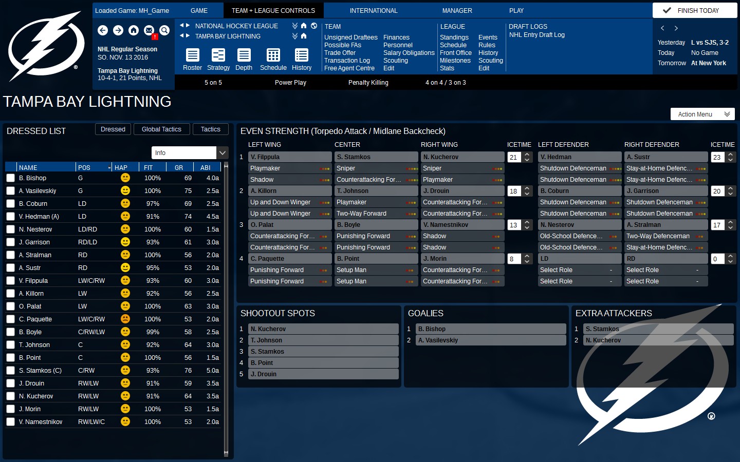 Скриншот: Franchise Hockey Manager 3