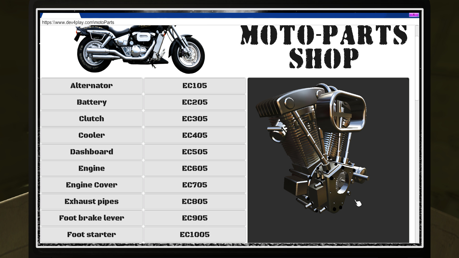 Скриншот: Motorbike Garage Mechanic Simulator