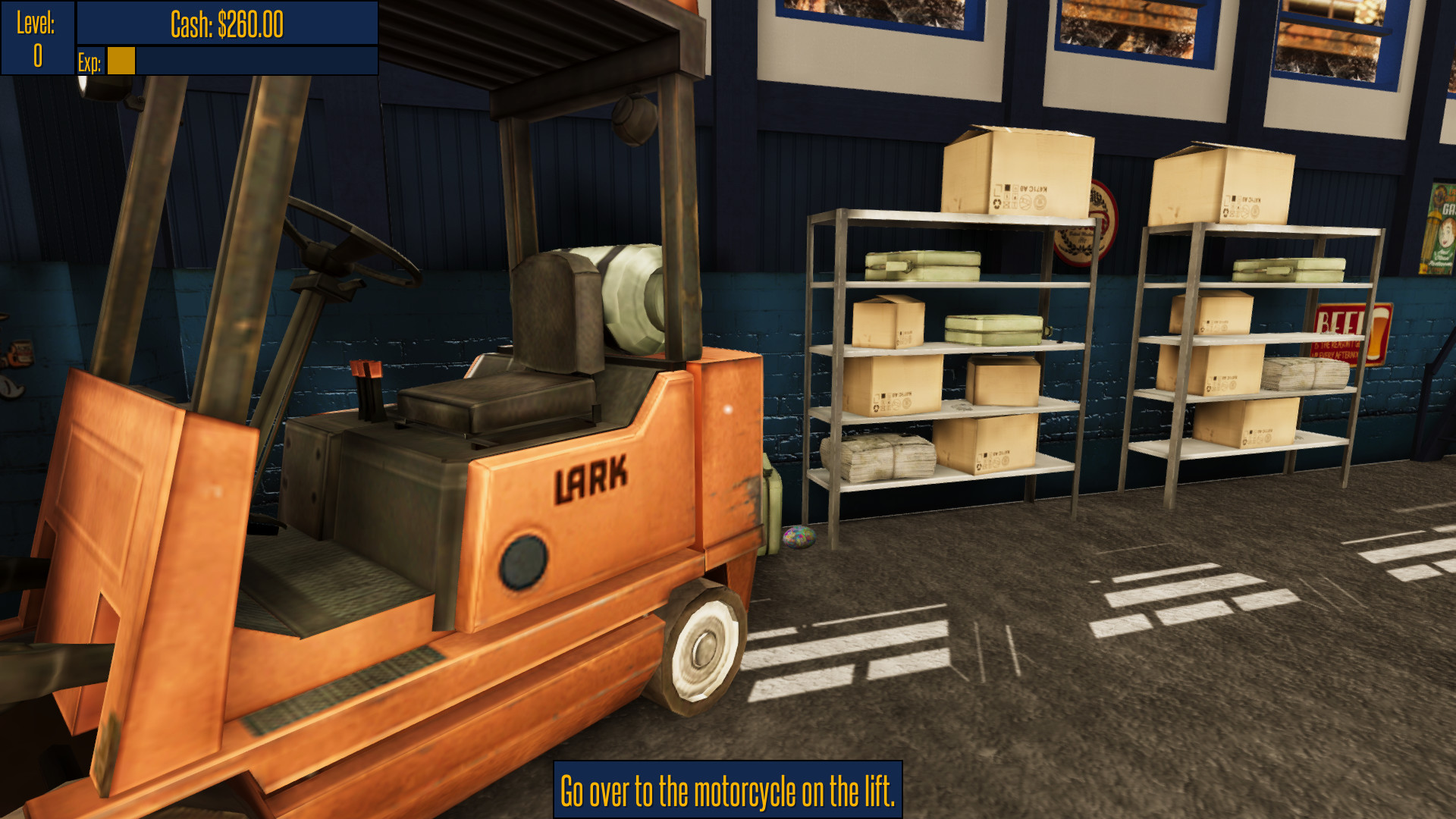 Скриншот: Motorbike Garage Mechanic Simulator
