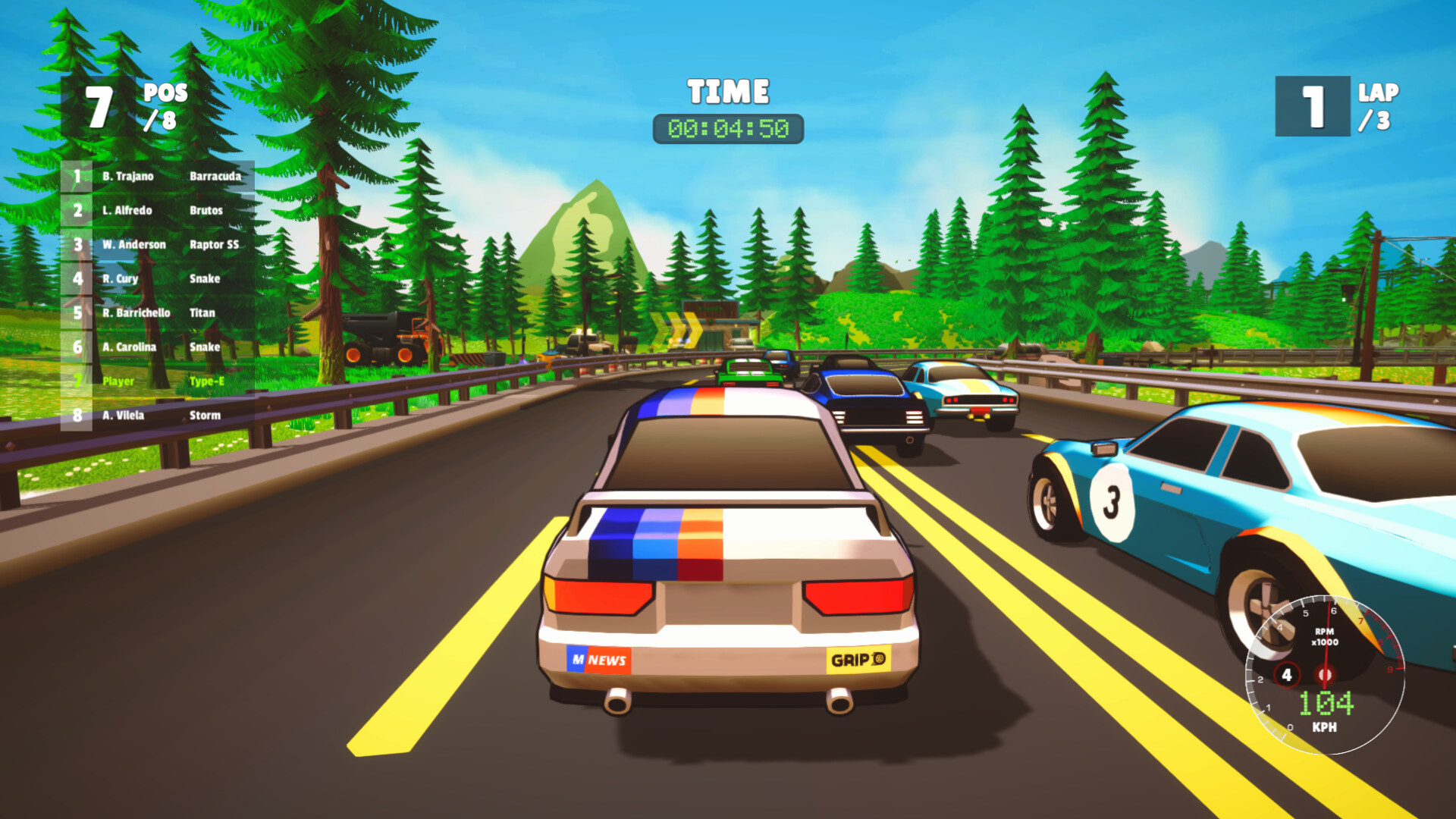 Скриншот: Toon Toon Racing