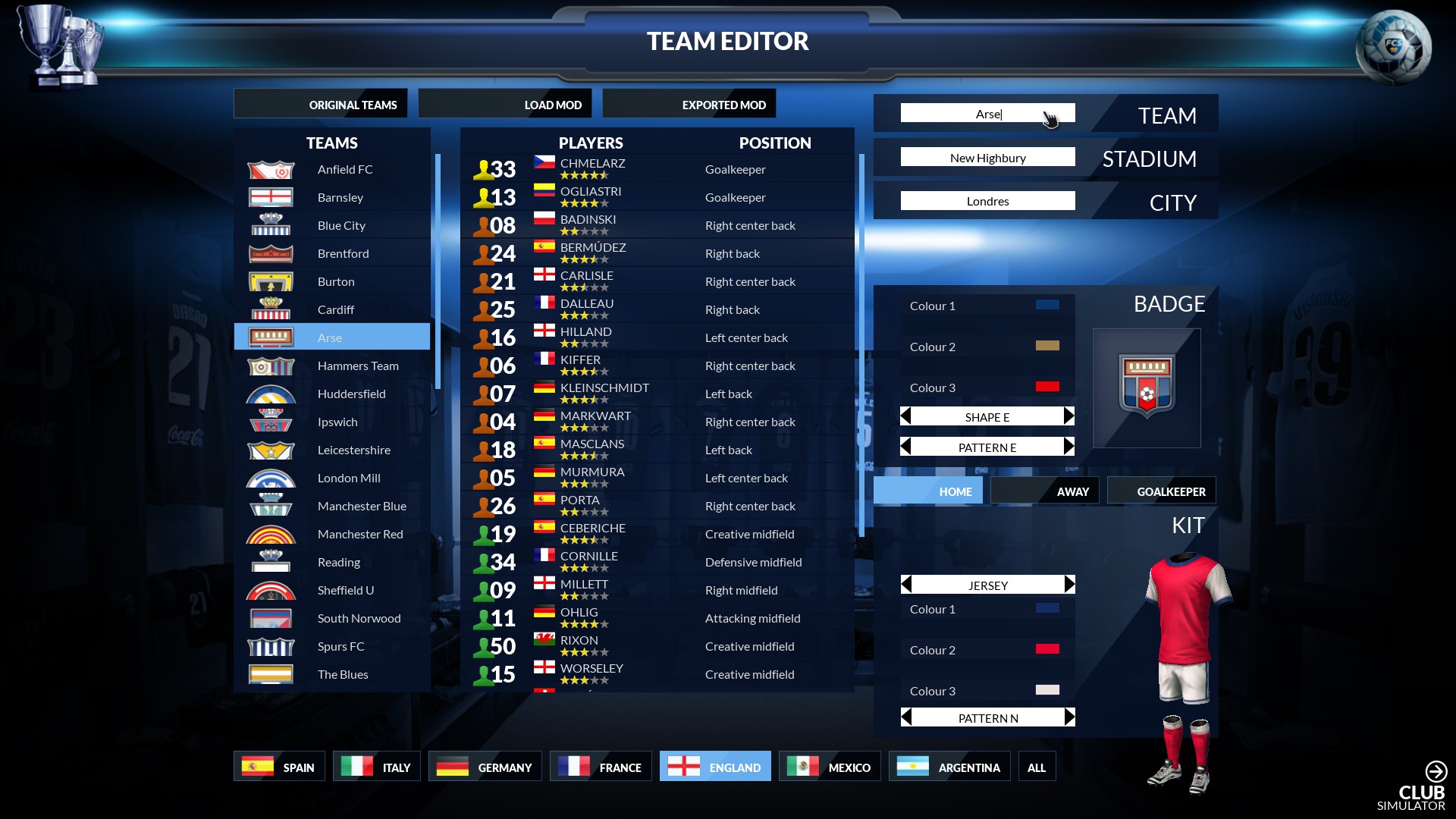 Скриншот: Football Club Simulator - FCS #21