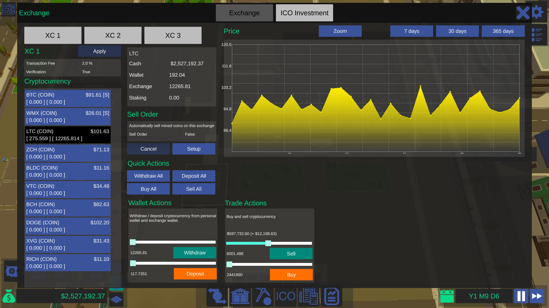 Скриншот: Blockchain Tycoon