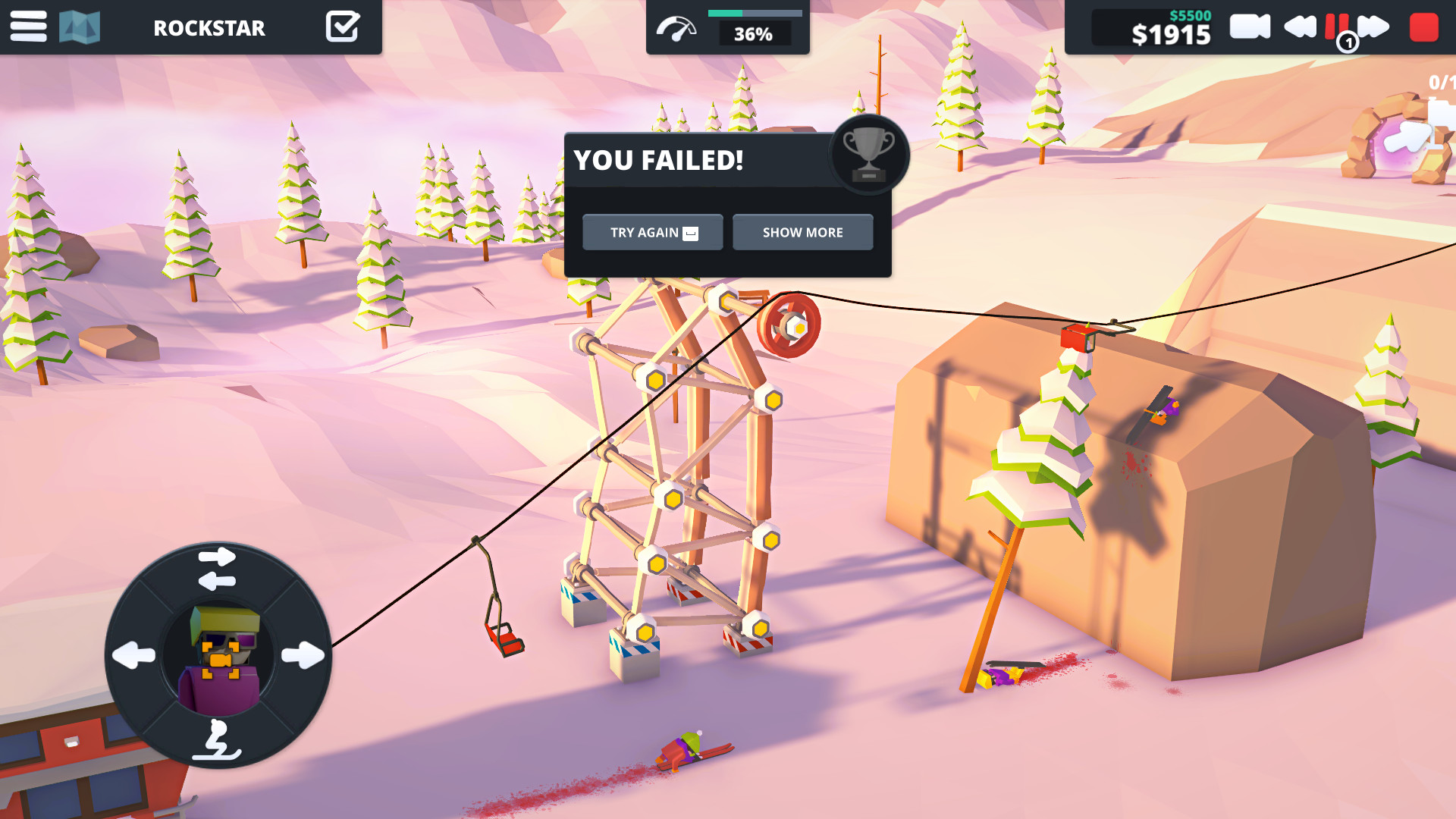 Скриншот: When Ski Lifts Go Wrong