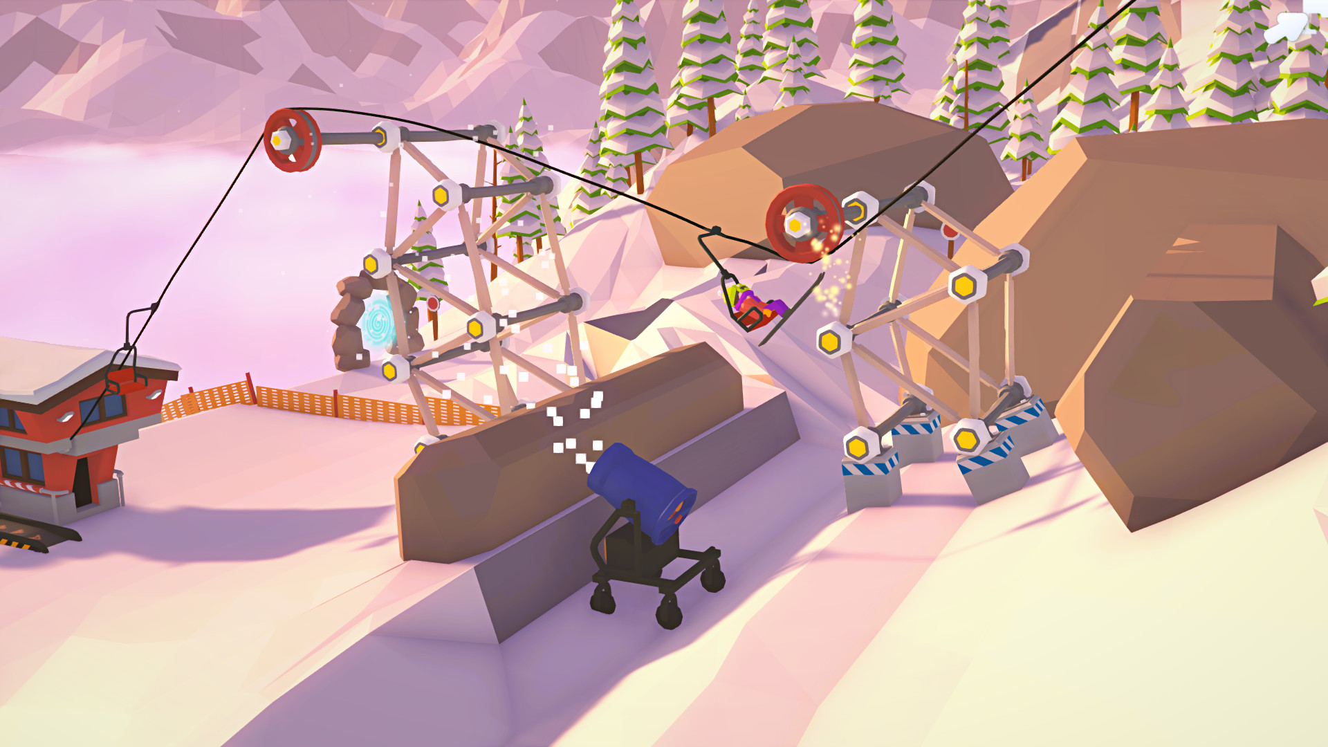 Скриншот: When Ski Lifts Go Wrong