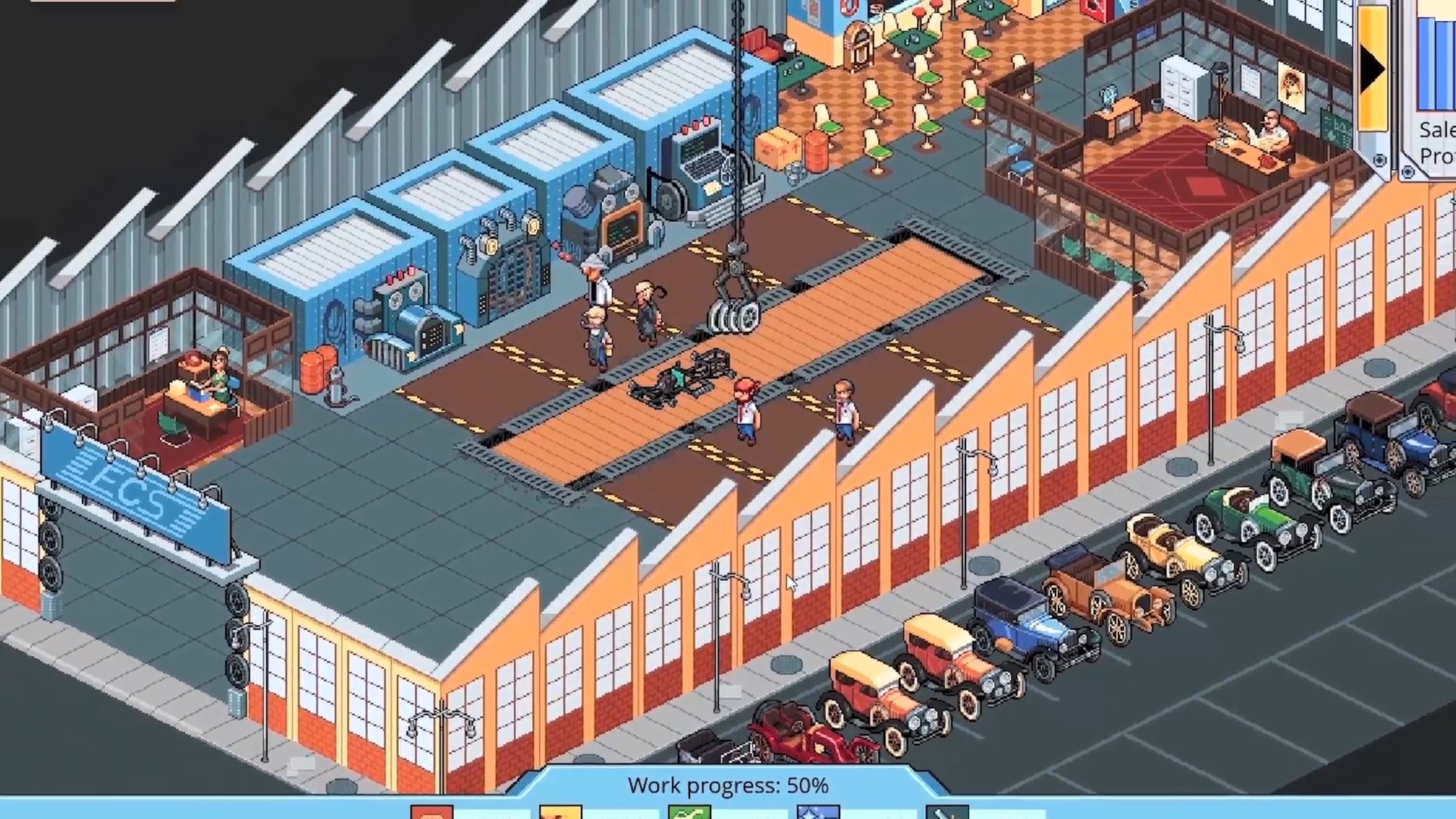 Скриншот: Epic Car Factory
