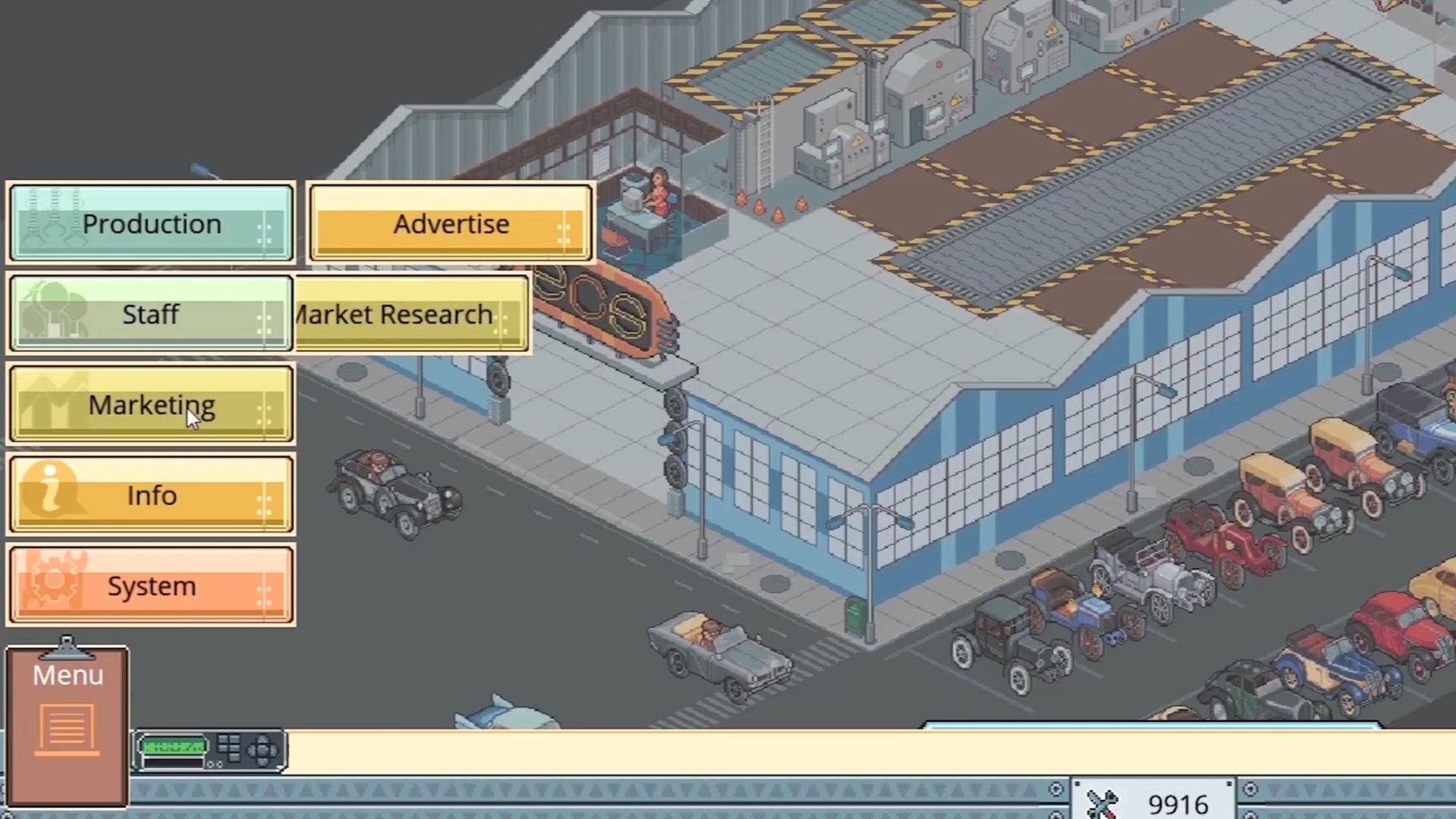 Скриншот: Epic Car Factory