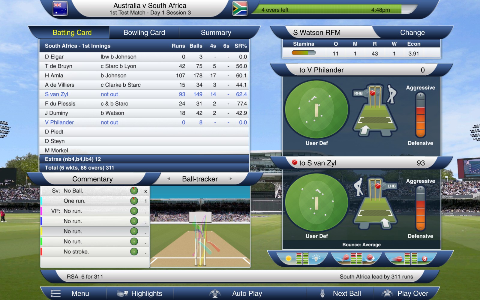 Скриншот: Cricket Captain 2015