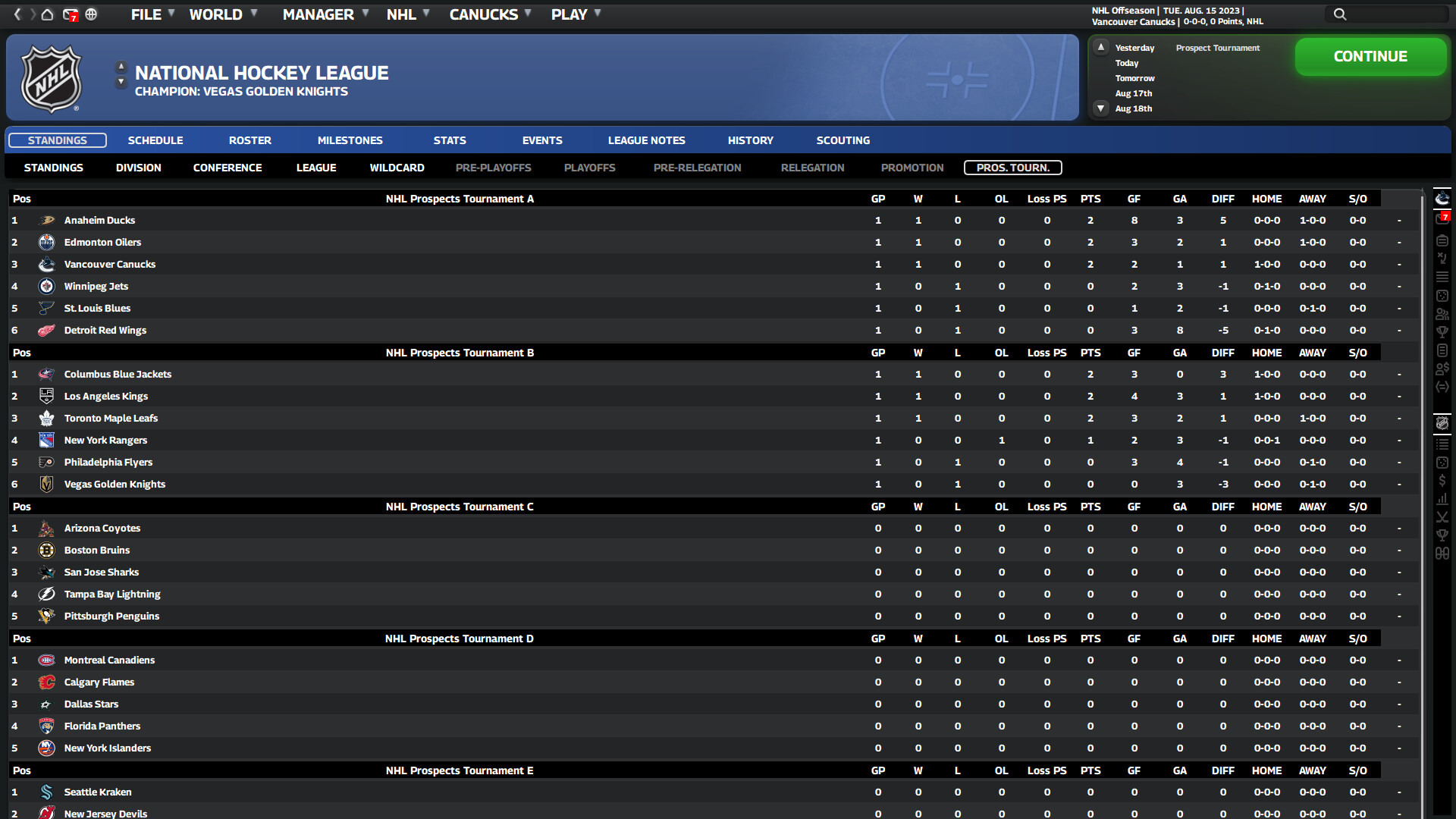 Скриншот: Franchise Hockey Manager 10