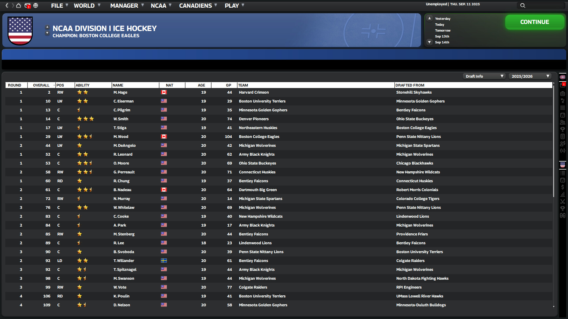 Скриншот: Franchise Hockey Manager 10