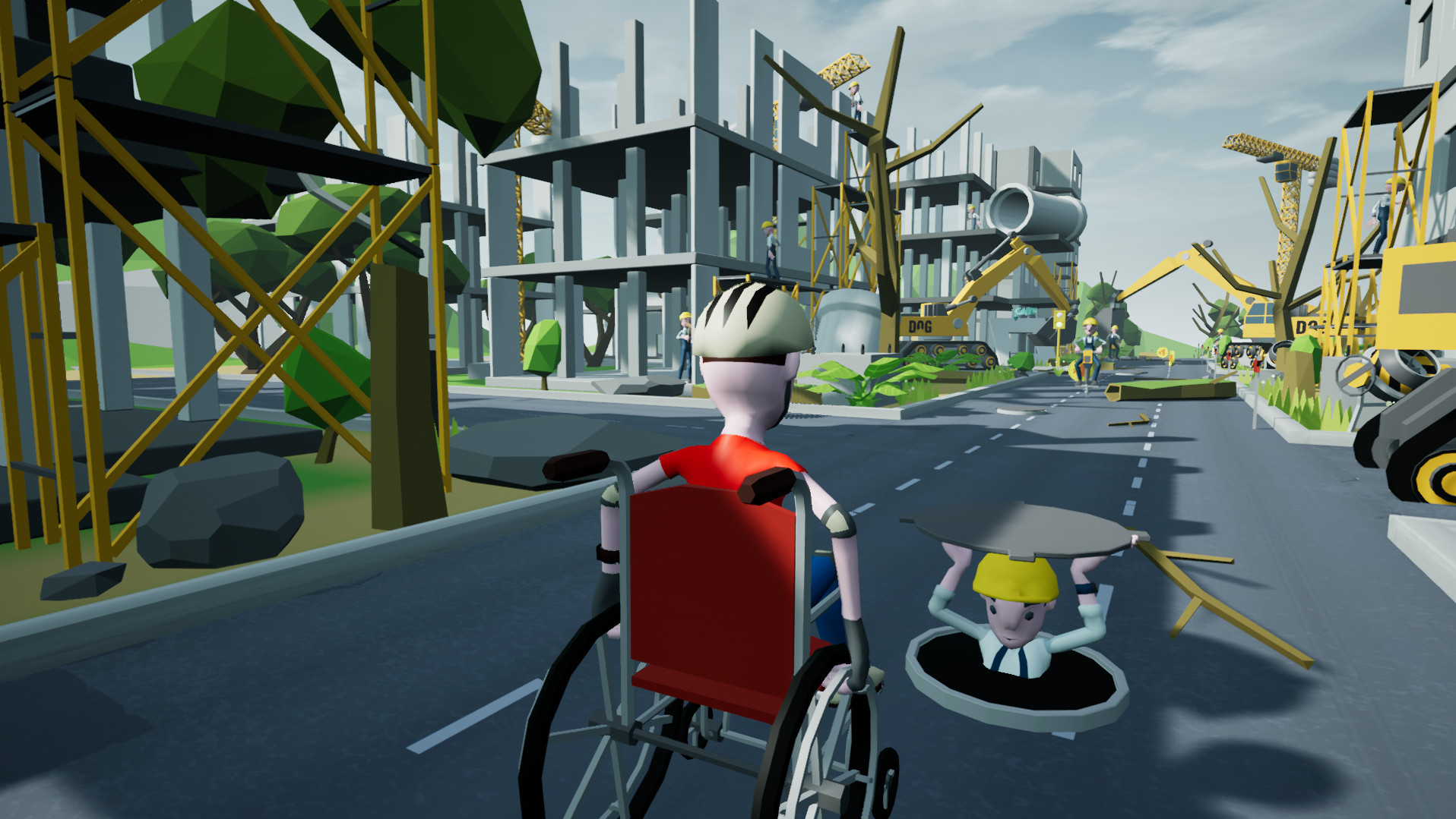 Скриншот: Wheelchair Simulator