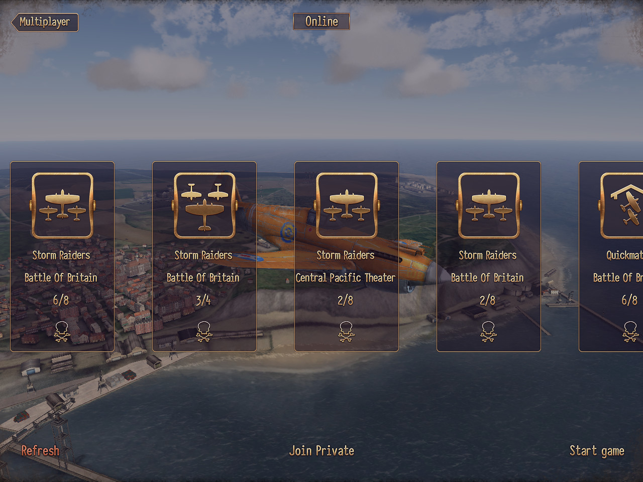 Скриншот: Sky Gamblers: Storm Raiders