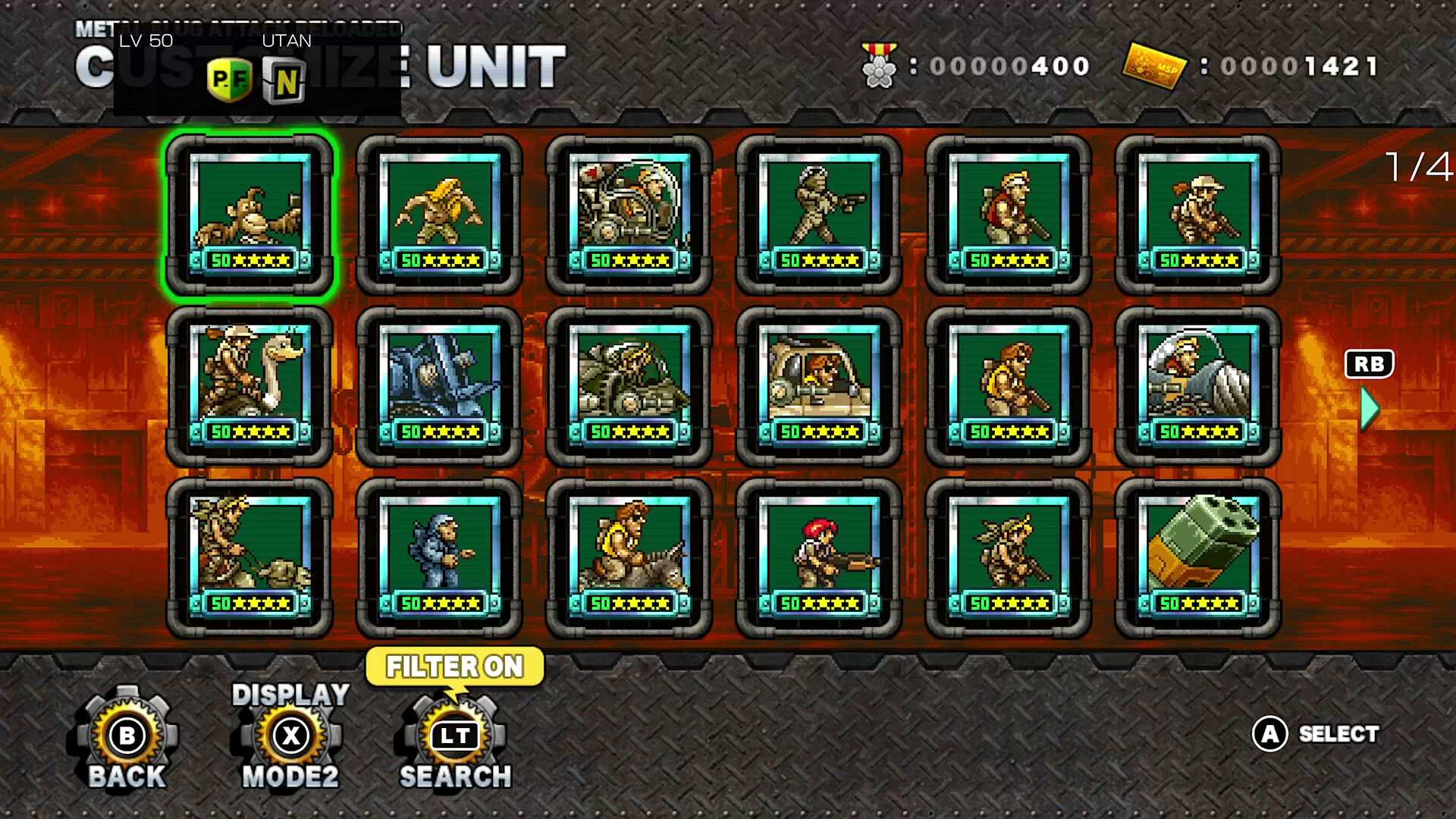 Скриншот: METAL SLUG ATTACK RELOADED