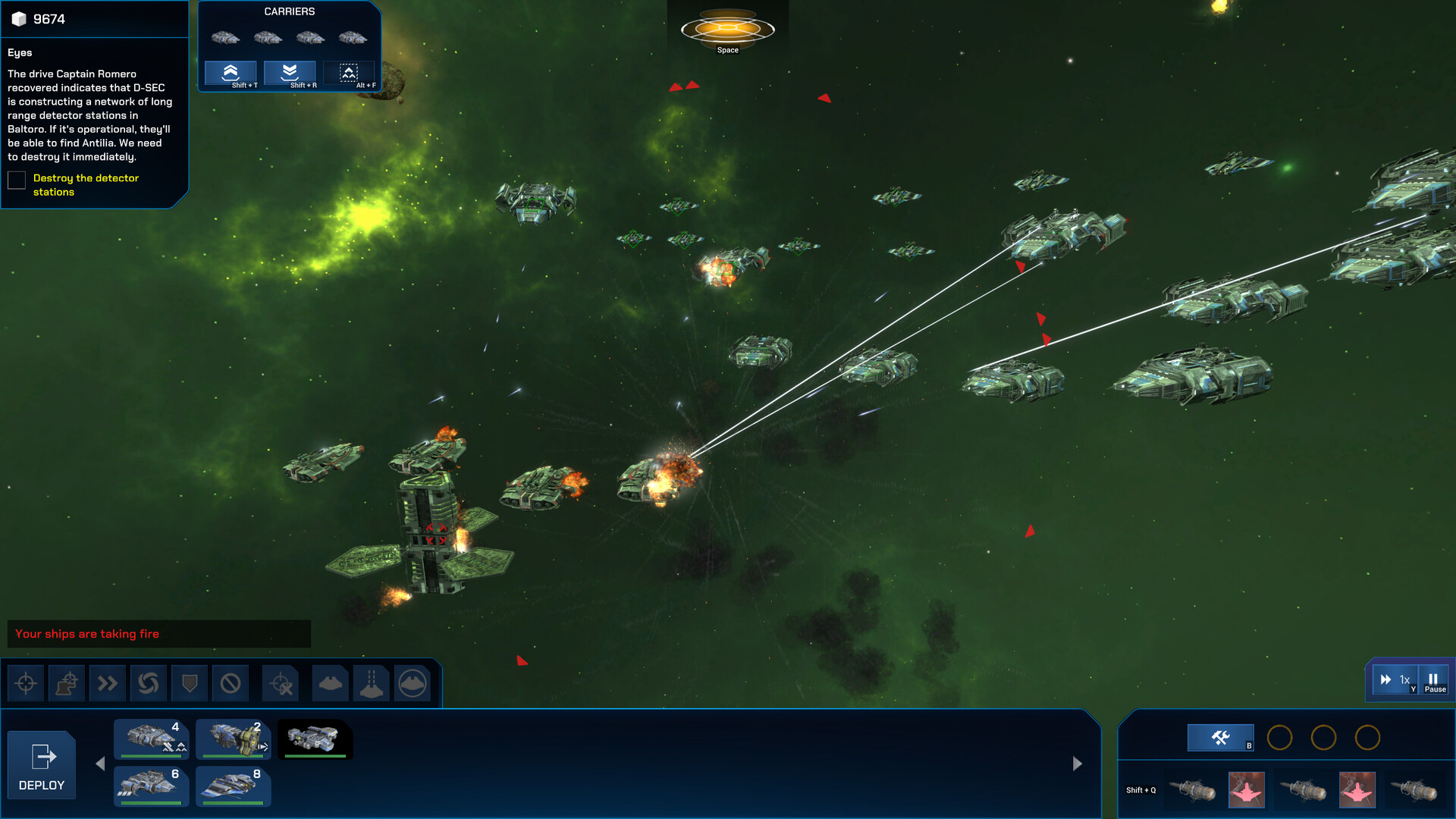 Скриншот: Dust Fleet