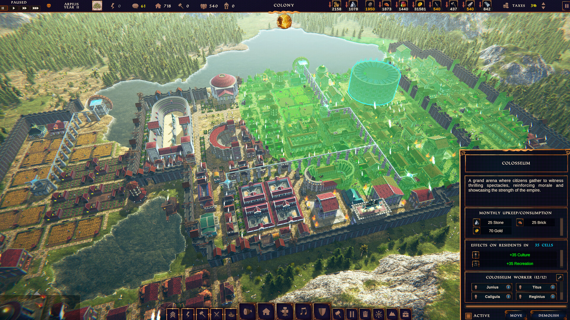 Скриншот: Roman Triumph: Survival City Builder