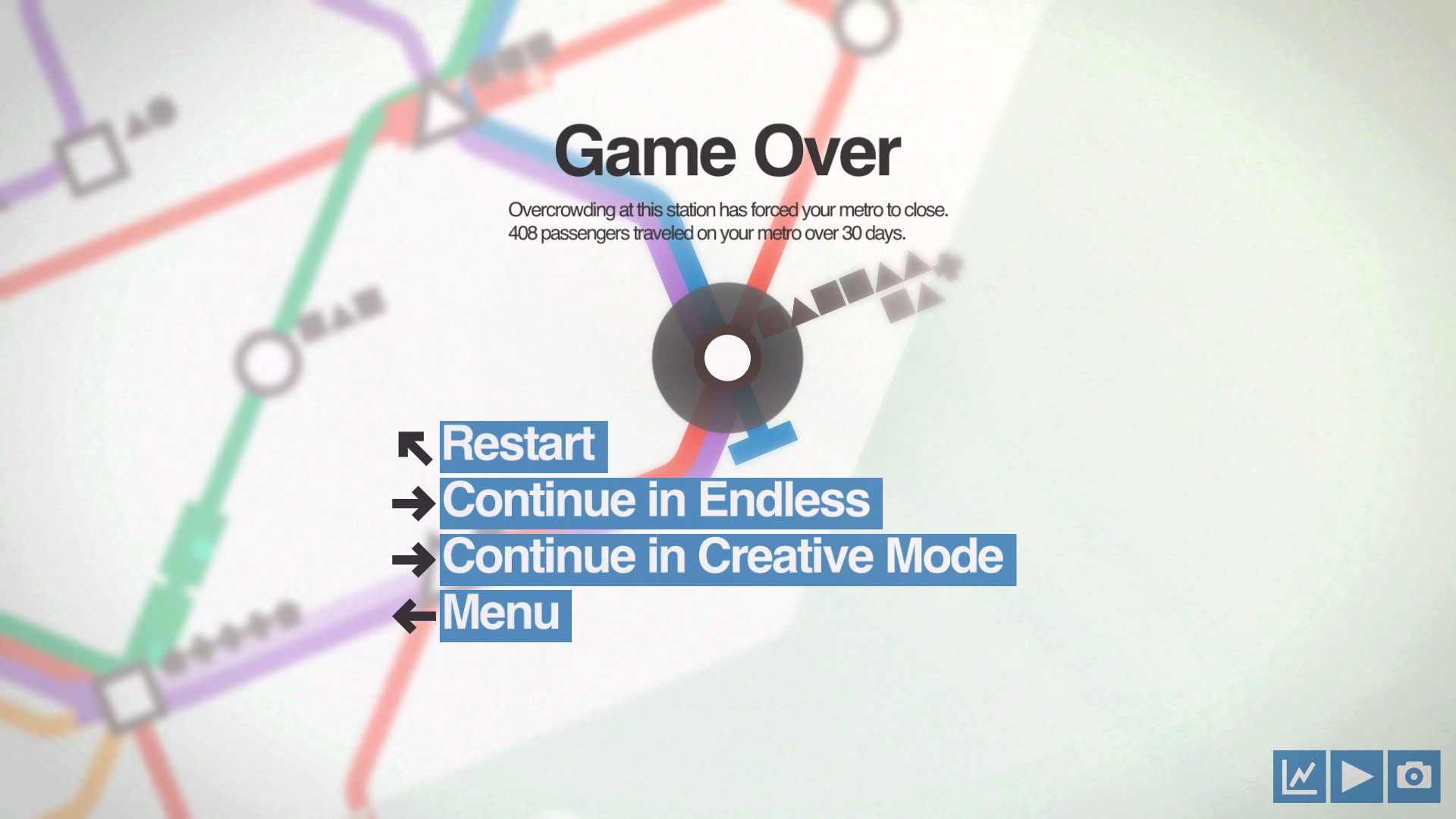 Скриншот: Mini Metro