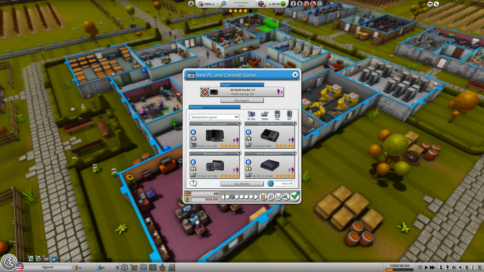 Скриншот: Mad Games Tycoon 2