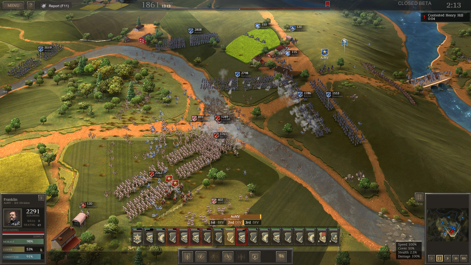 Скриншот: Ultimate General: Civil War