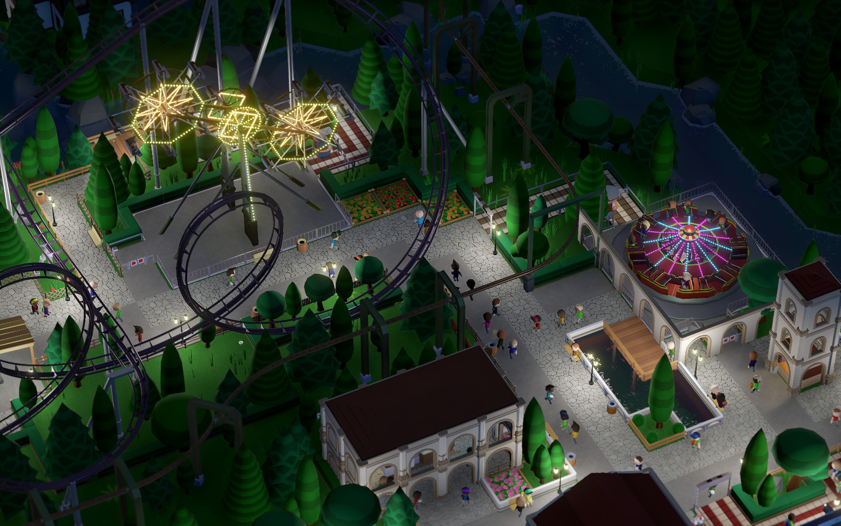 Скриншот: Parkitect