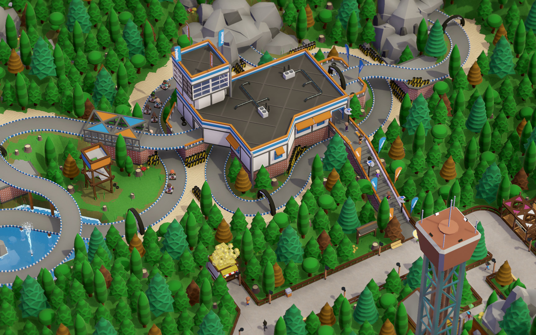 Скриншот: Parkitect