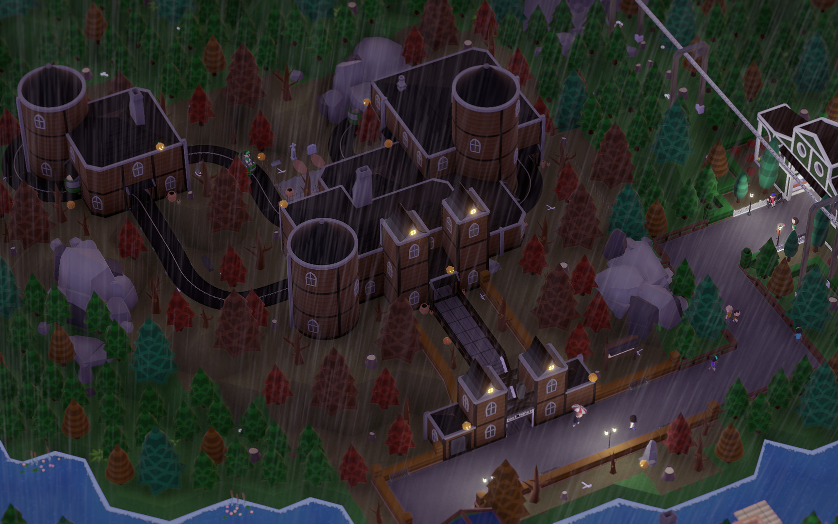 Скриншот: Parkitect
