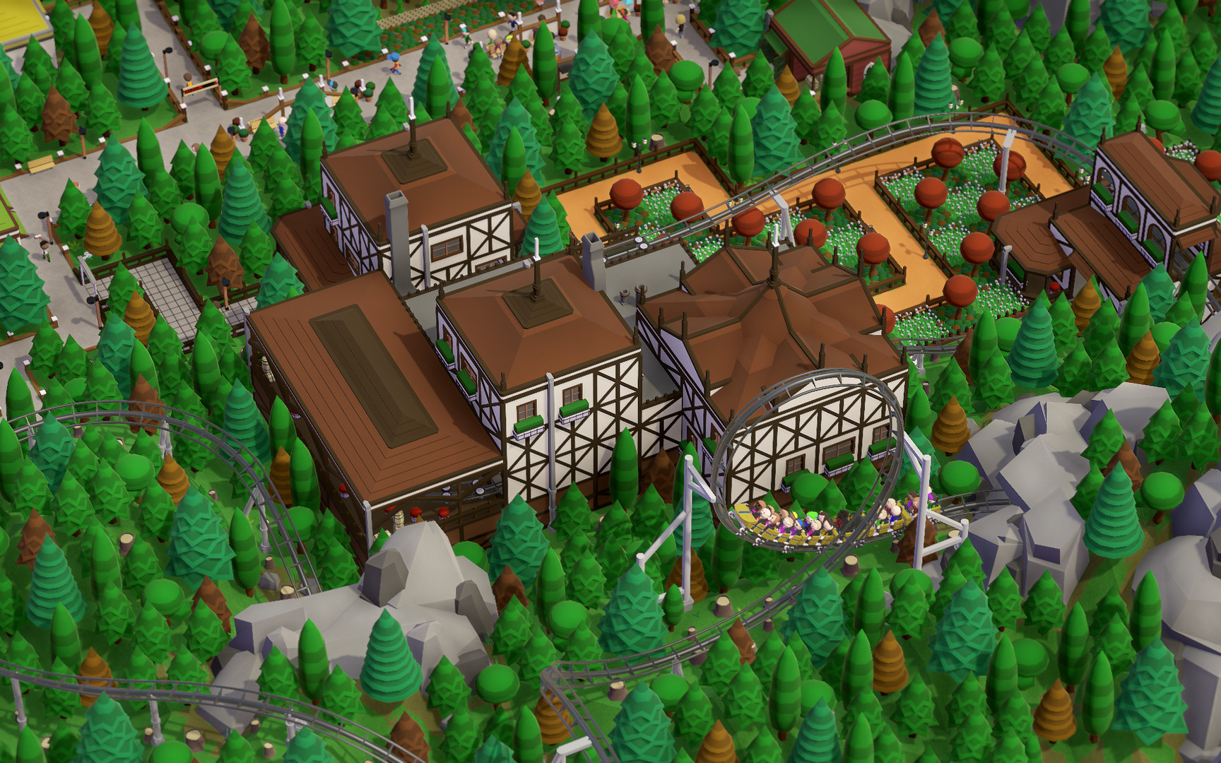 Скриншот: Parkitect