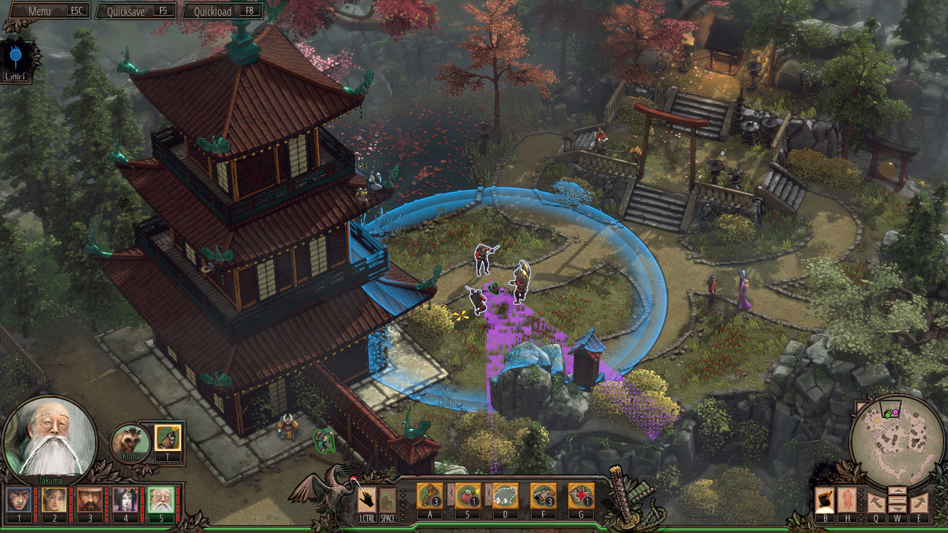 Скриншот: Shadow Tactics: Aiko's Choice