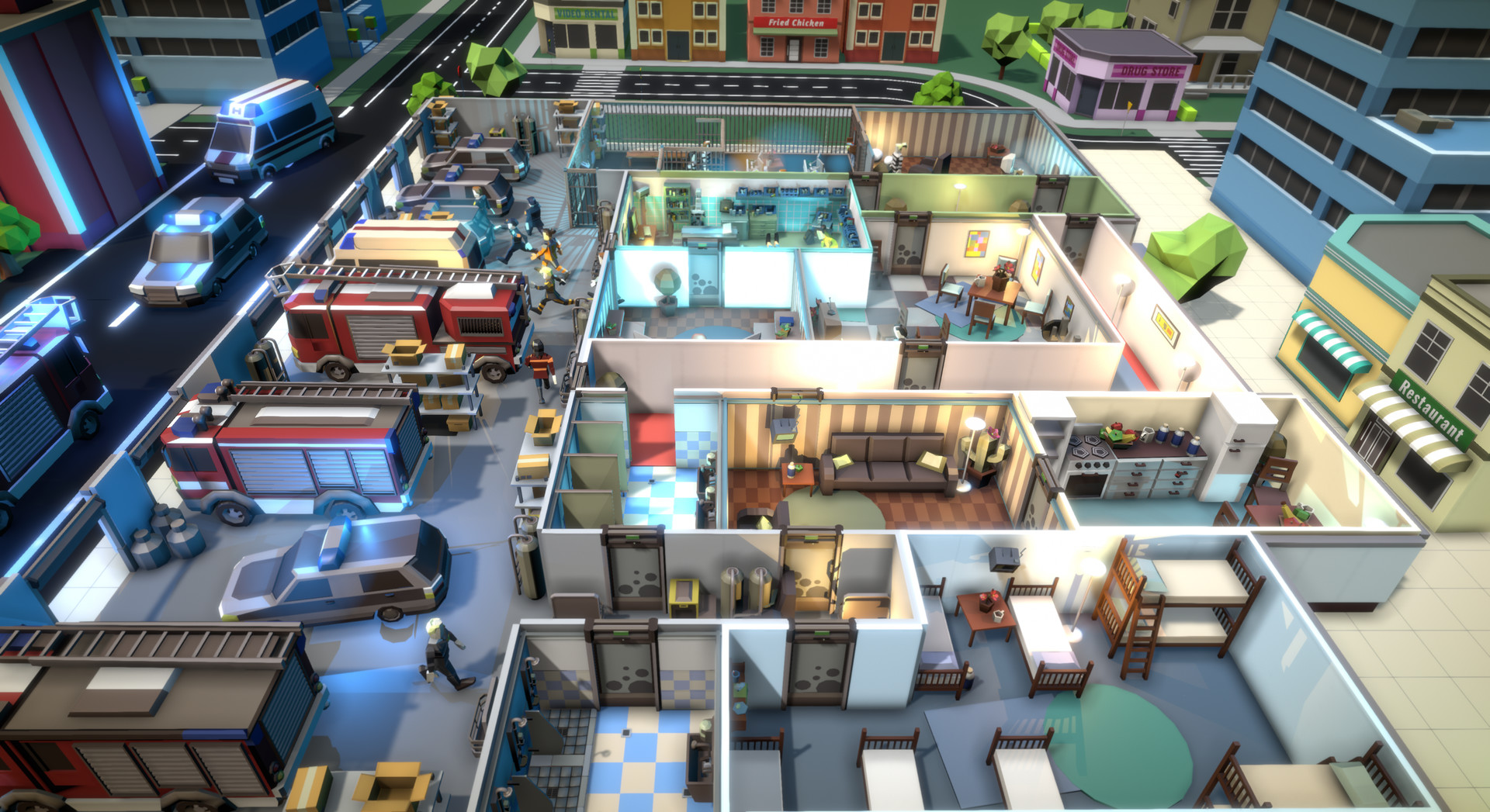 Скриншот: Rescue HQ - The Tycoon