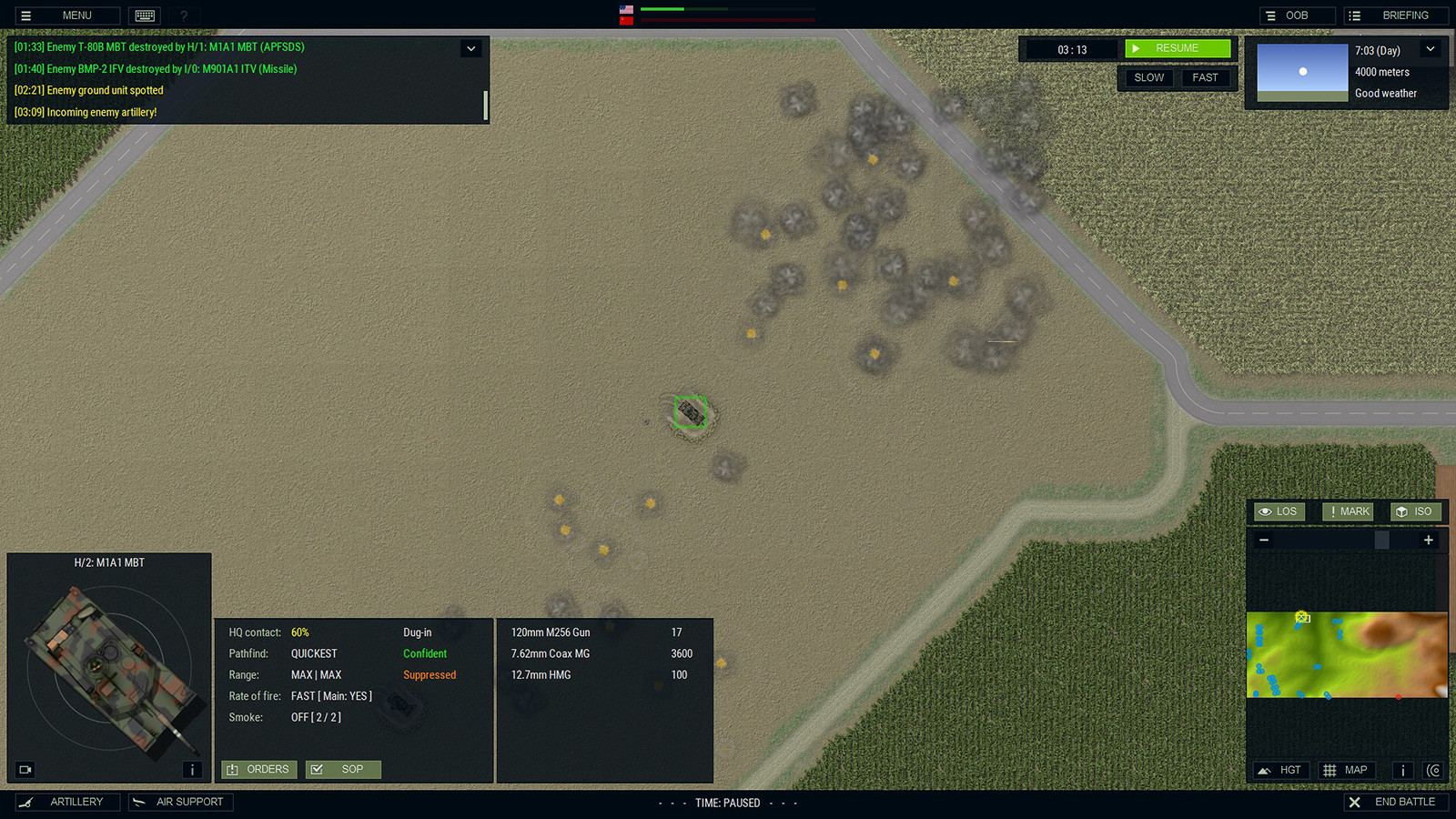 Скриншот: Armored Brigade