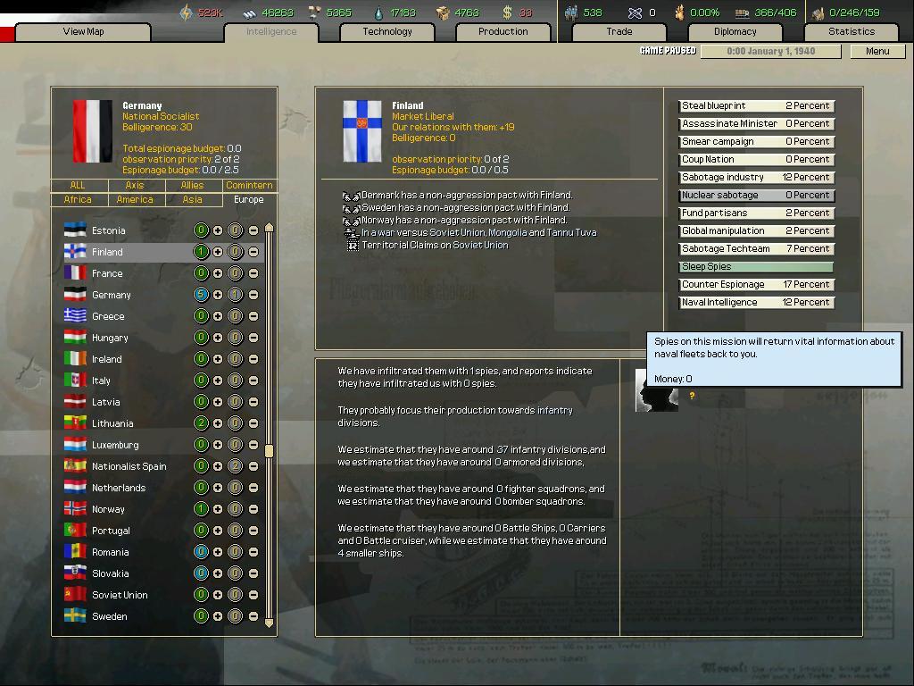 Скриншот: Arsenal of Democracy: A Hearts of Iron Game