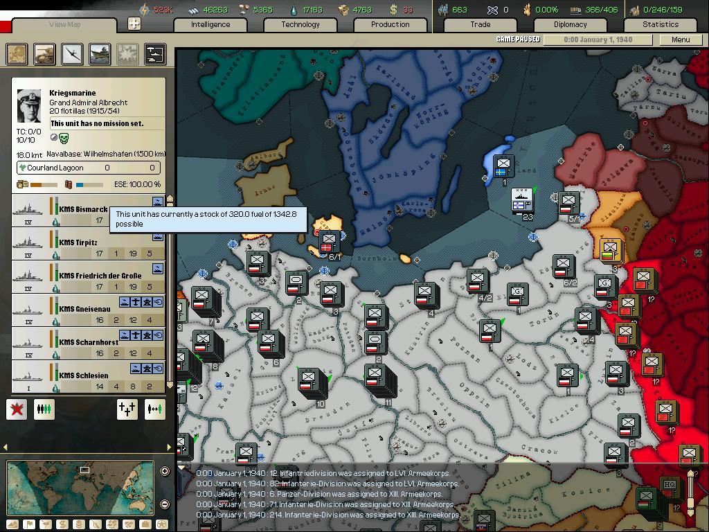 Скриншот: Arsenal of Democracy: A Hearts of Iron Game