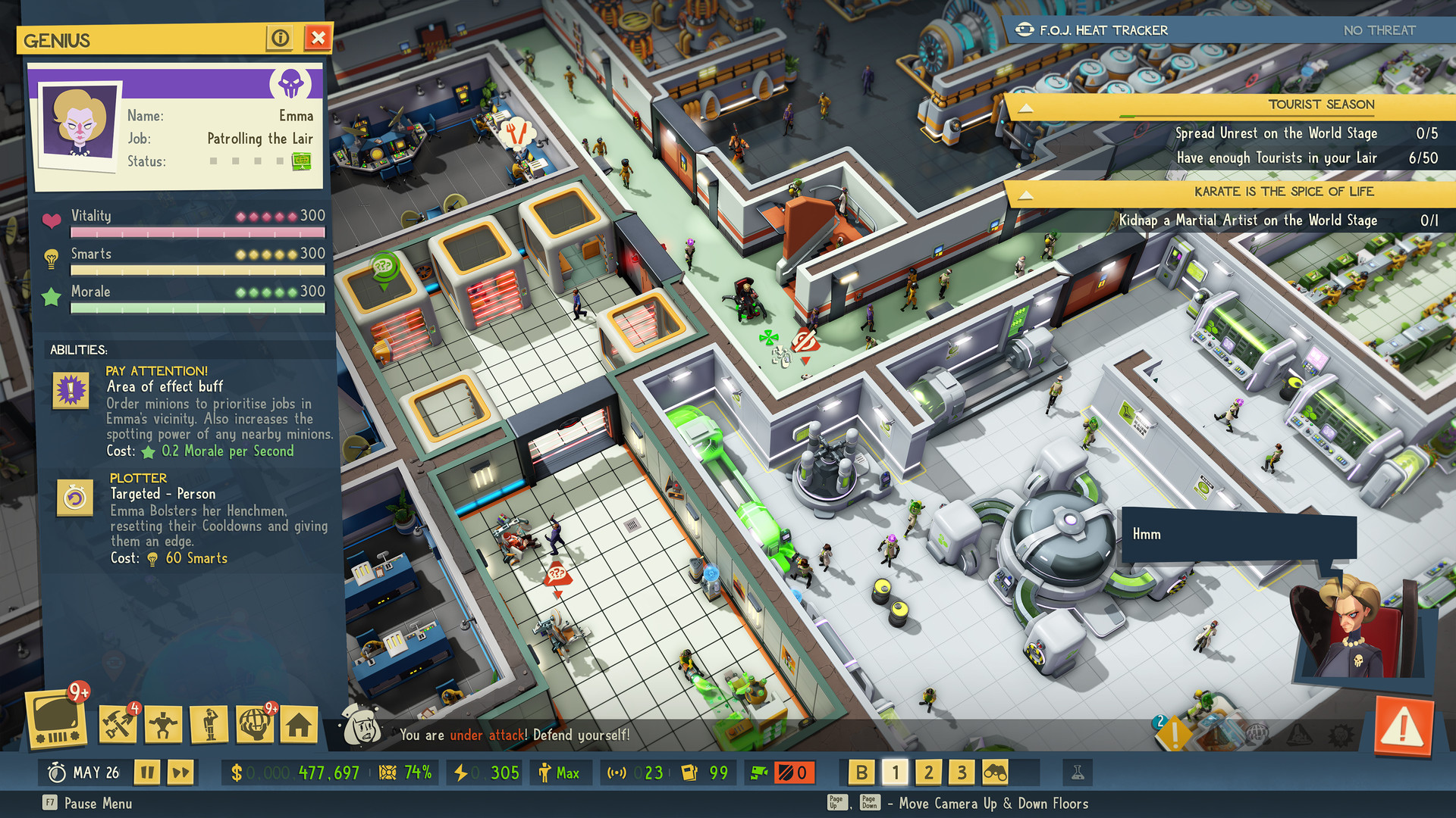 Скриншот: Evil Genius 2: World Domination