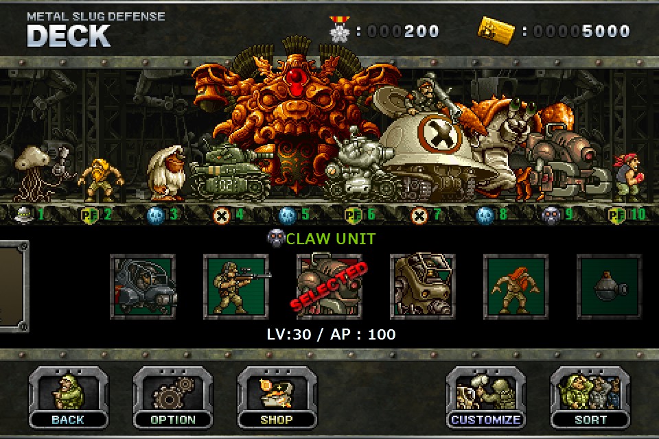 Скриншот: METAL SLUG DEFENSE