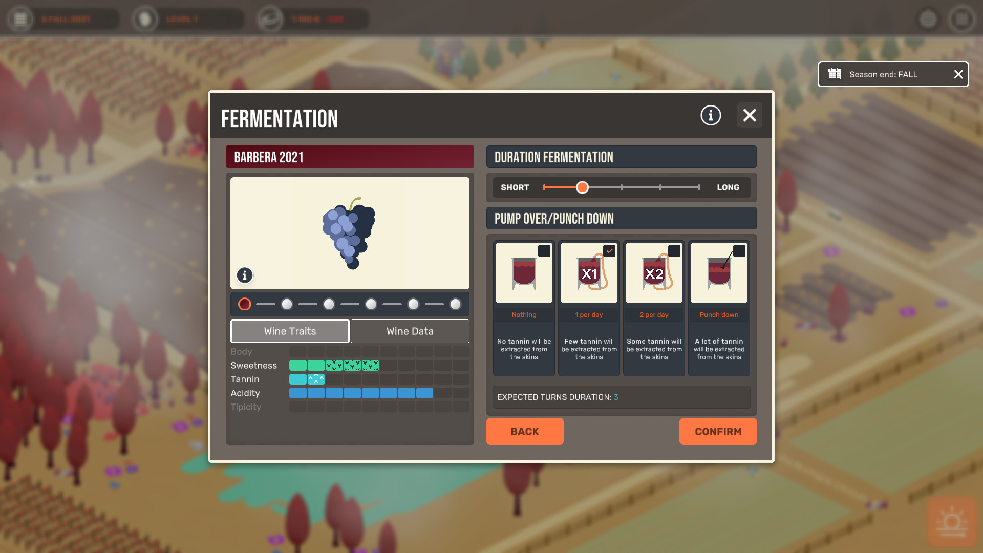 Скриншот: Hundred Days - Winemaking Simulator