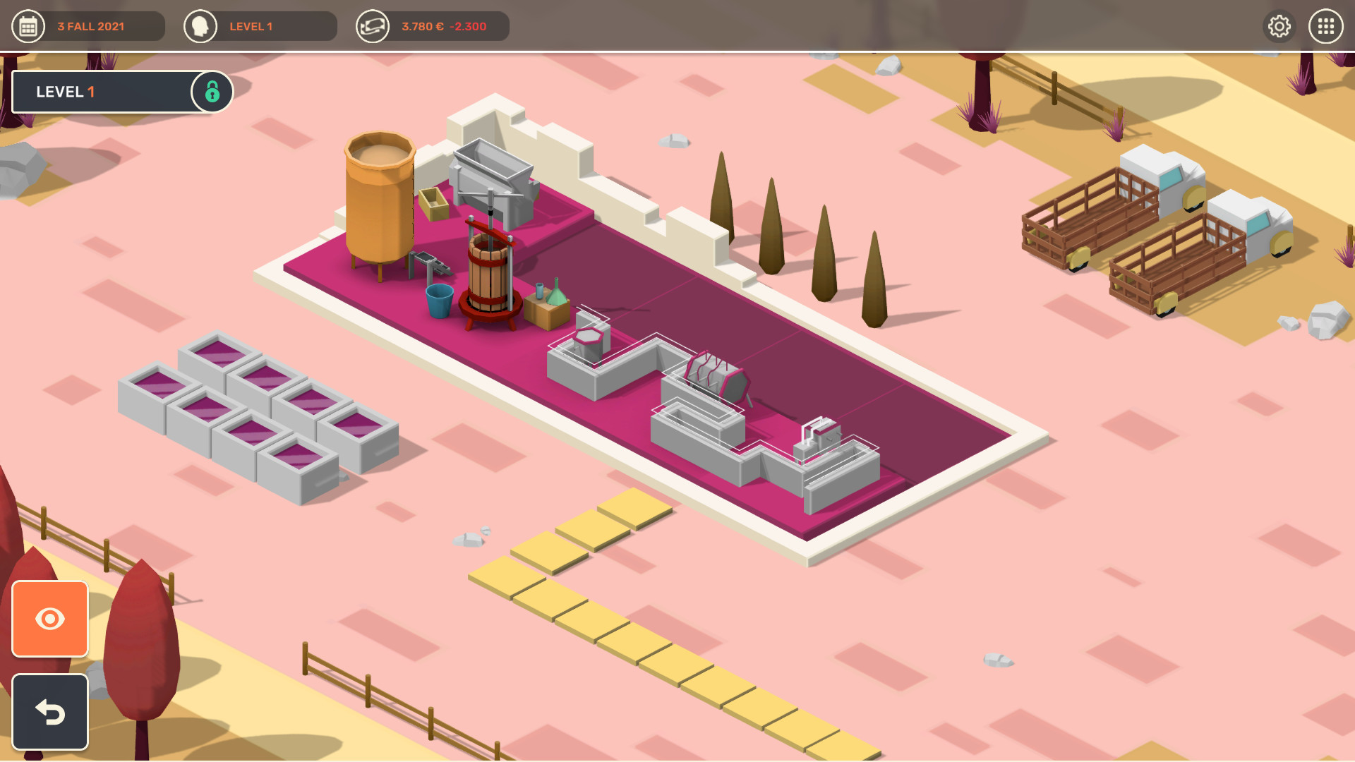 Скриншот: Hundred Days - Winemaking Simulator