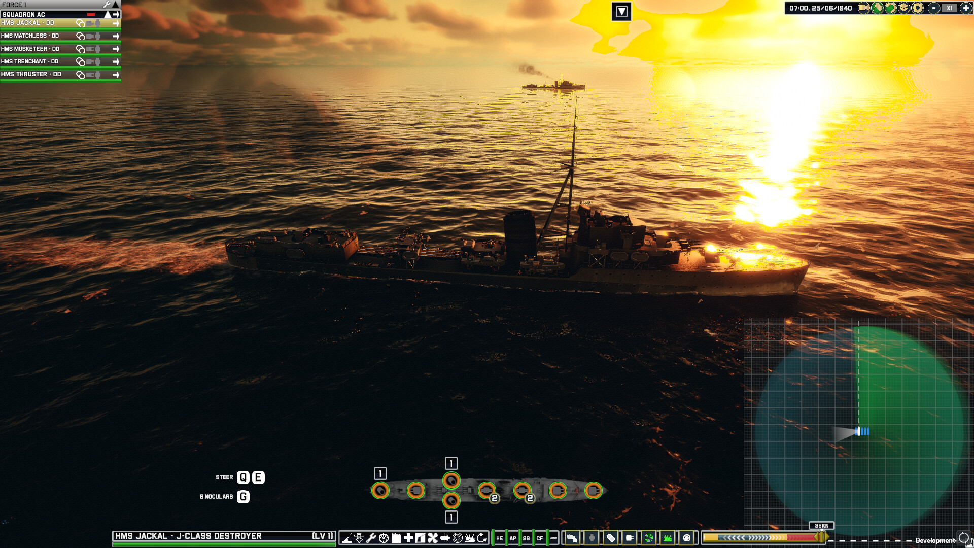 Скриншот: Victory at Sea Atlantic - World War II Naval Warfare