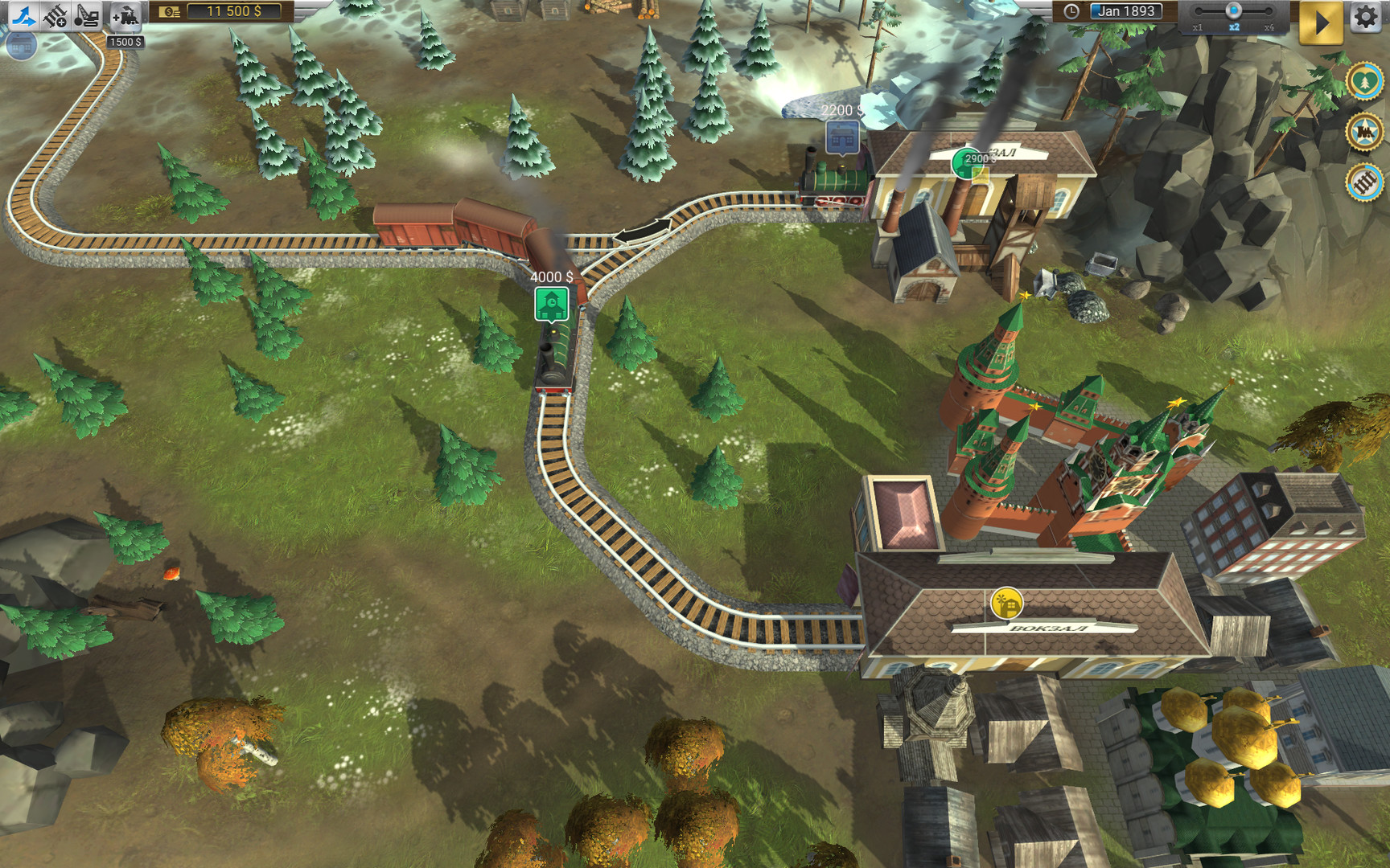 Скриншот: Train Valley