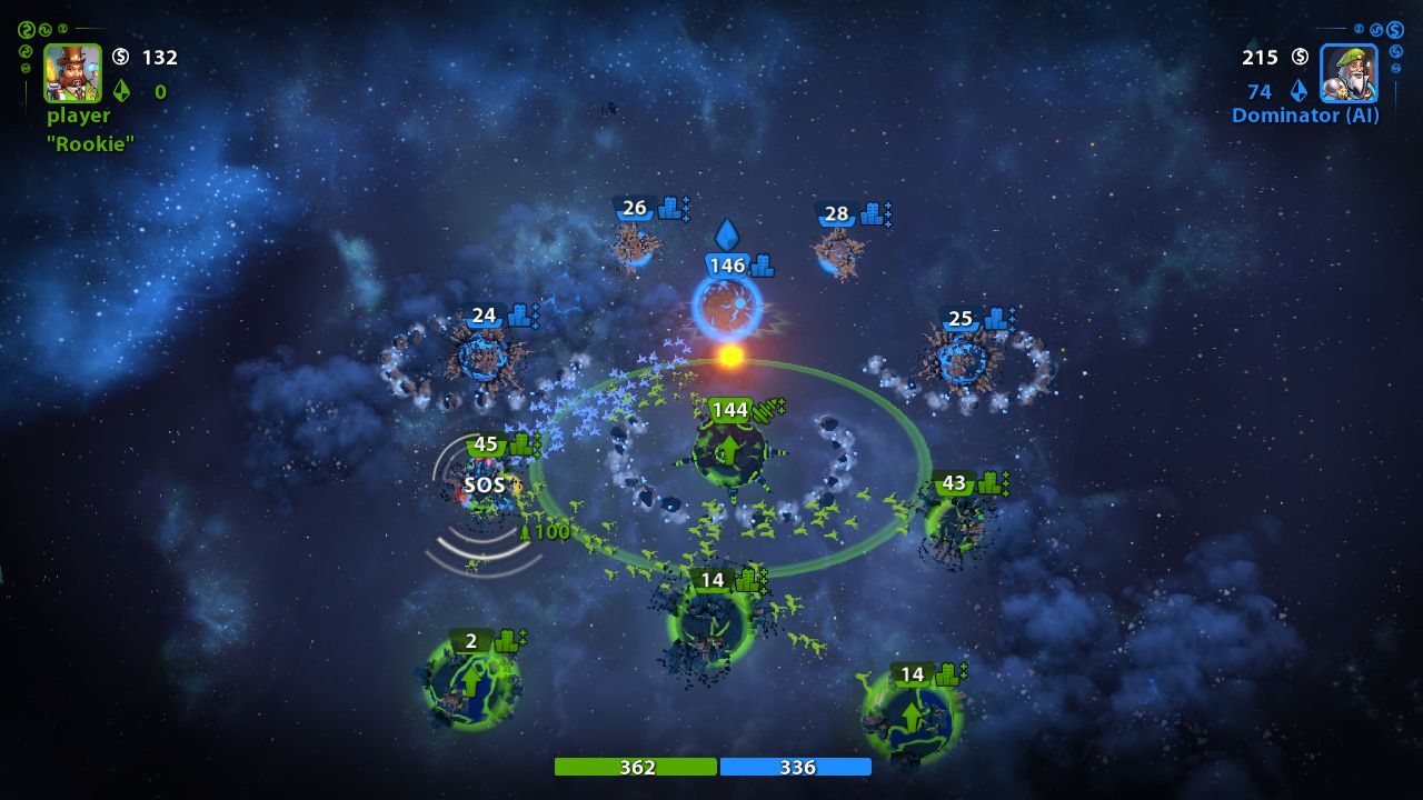 Скриншот: Planets Under Attack