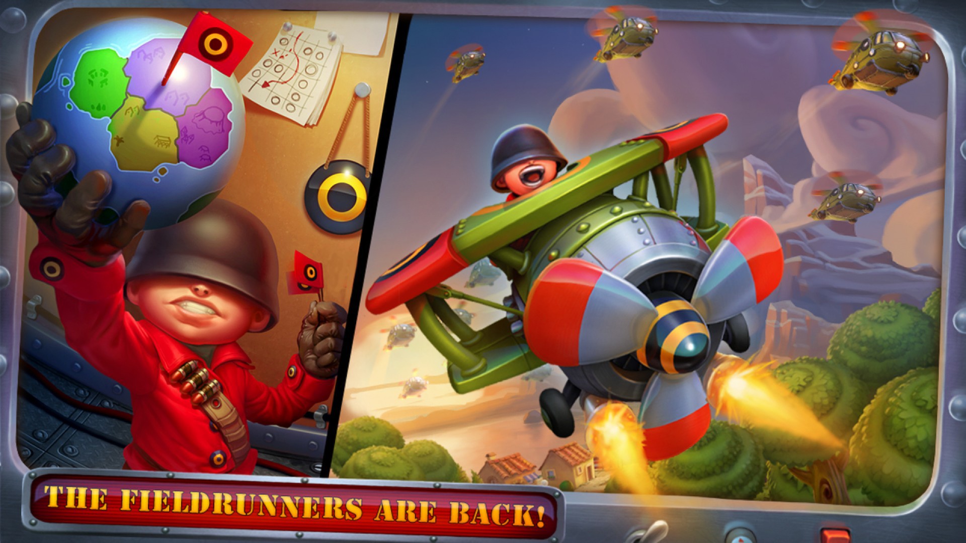 Скриншот:  Fieldrunners 2