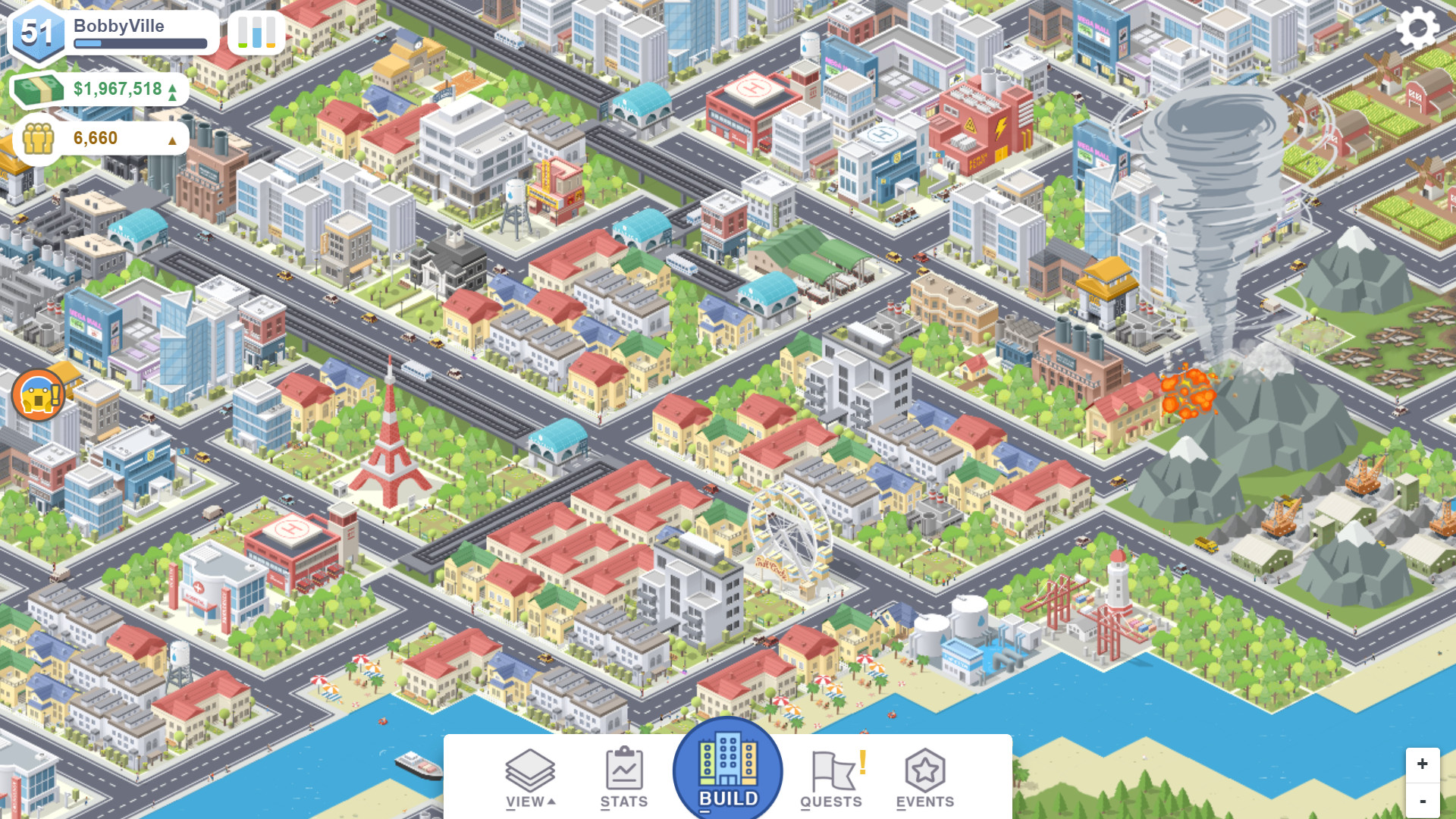 Скриншот: Pocket City