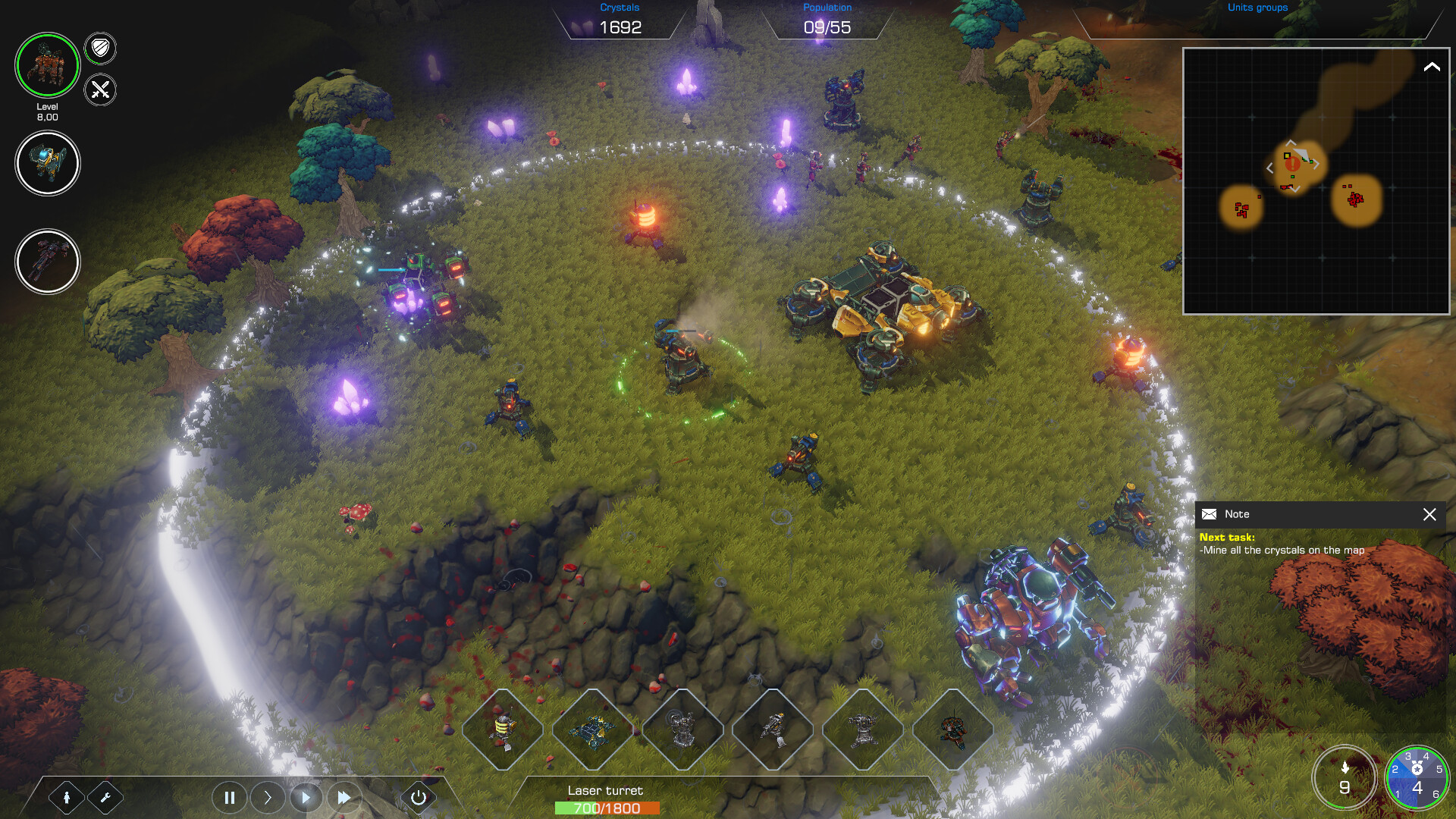 Скриншот: Grimstar: Crystals are the New Oil!