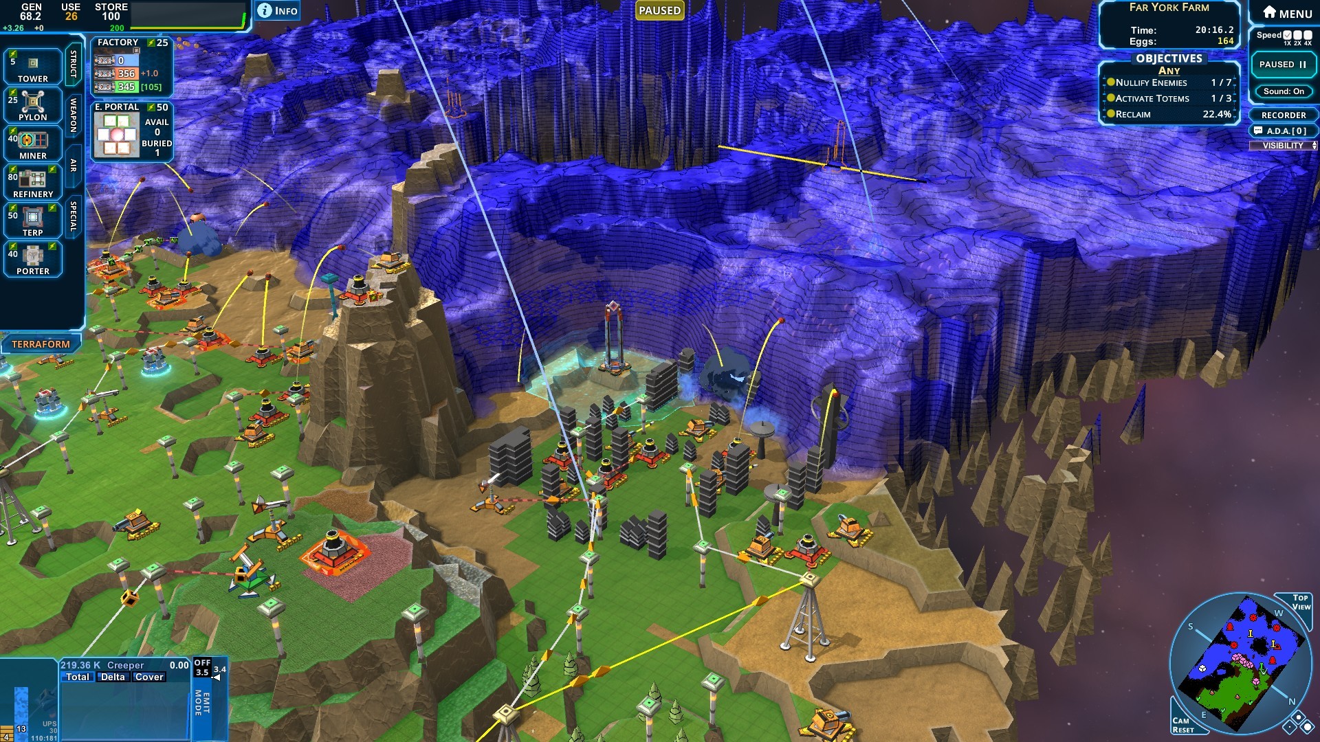 Скриншот: Creeper World 4