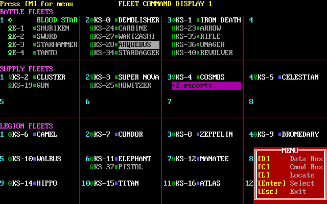 Скриншот: STAR FLEET II - Krellan Commander Version 2.0